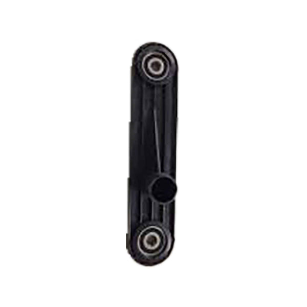 Lot De 2 Taquets à Roulement à Billes Pour Bateau - Base 86x38 Mm, Diamètre Max 15 Mm, Alliage Alu
