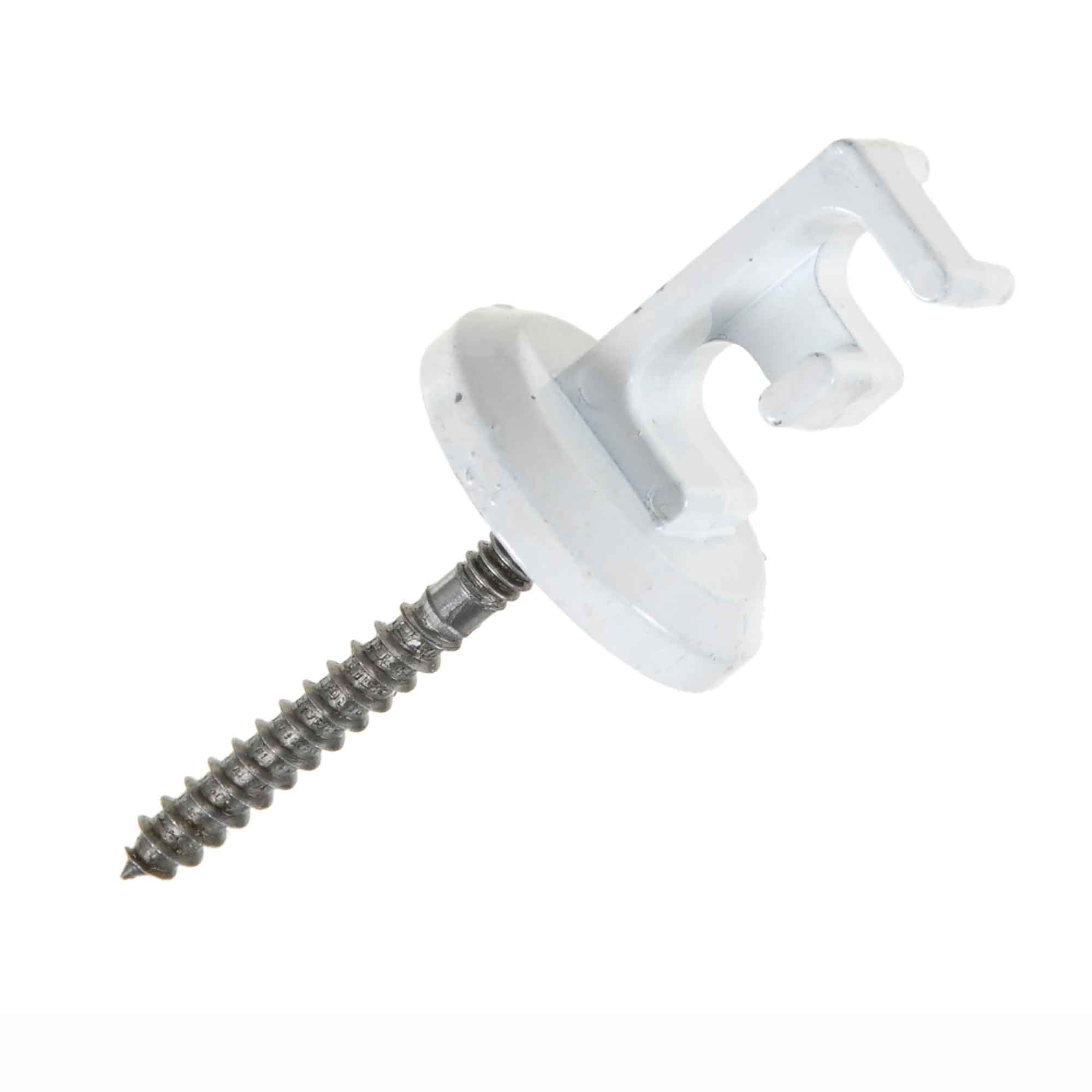 Crochet décoratif pour fil SVT blanc , 2/pqt