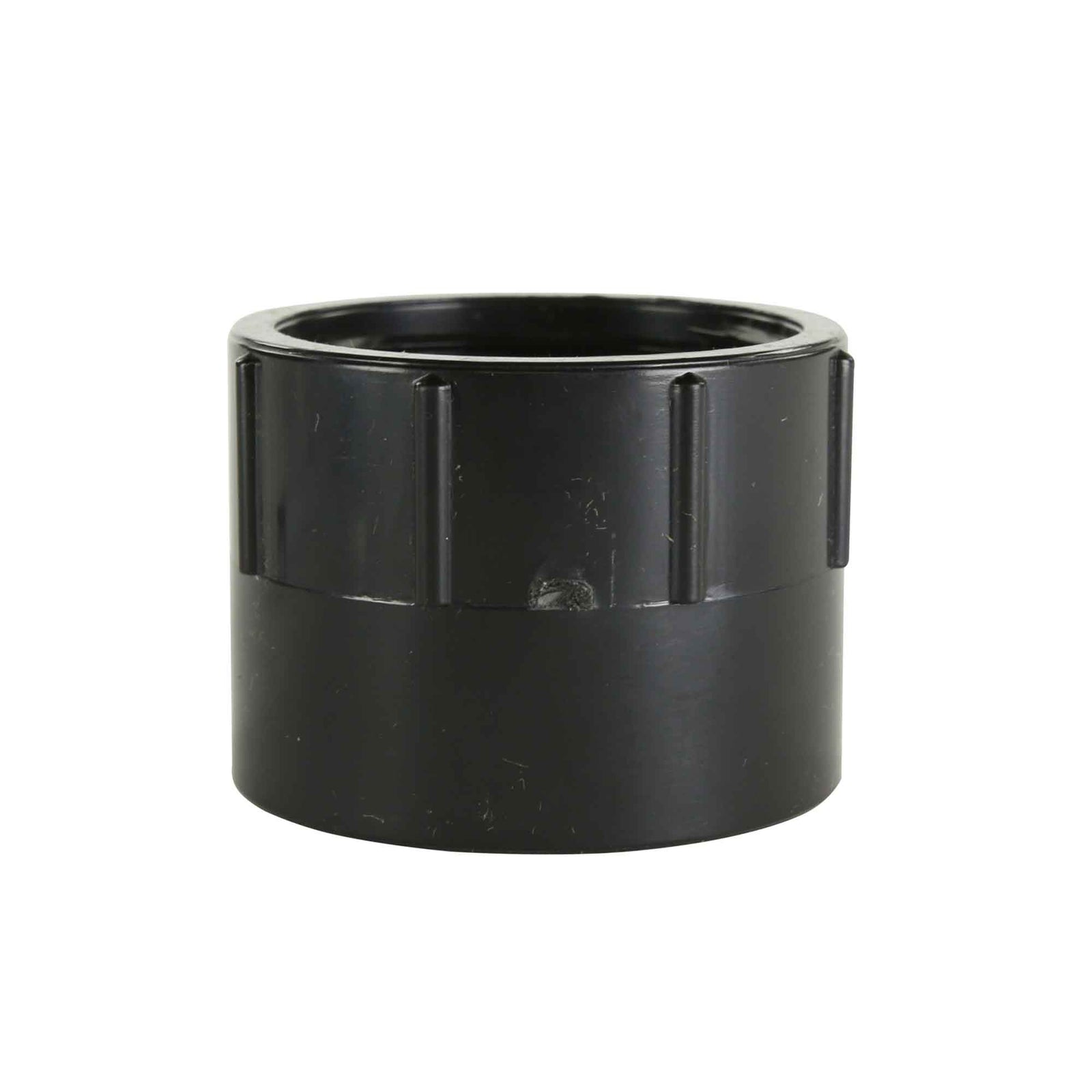 Adaptateur femelle ABS-DWV «femelle x femelle filetée», 1-1/2"  