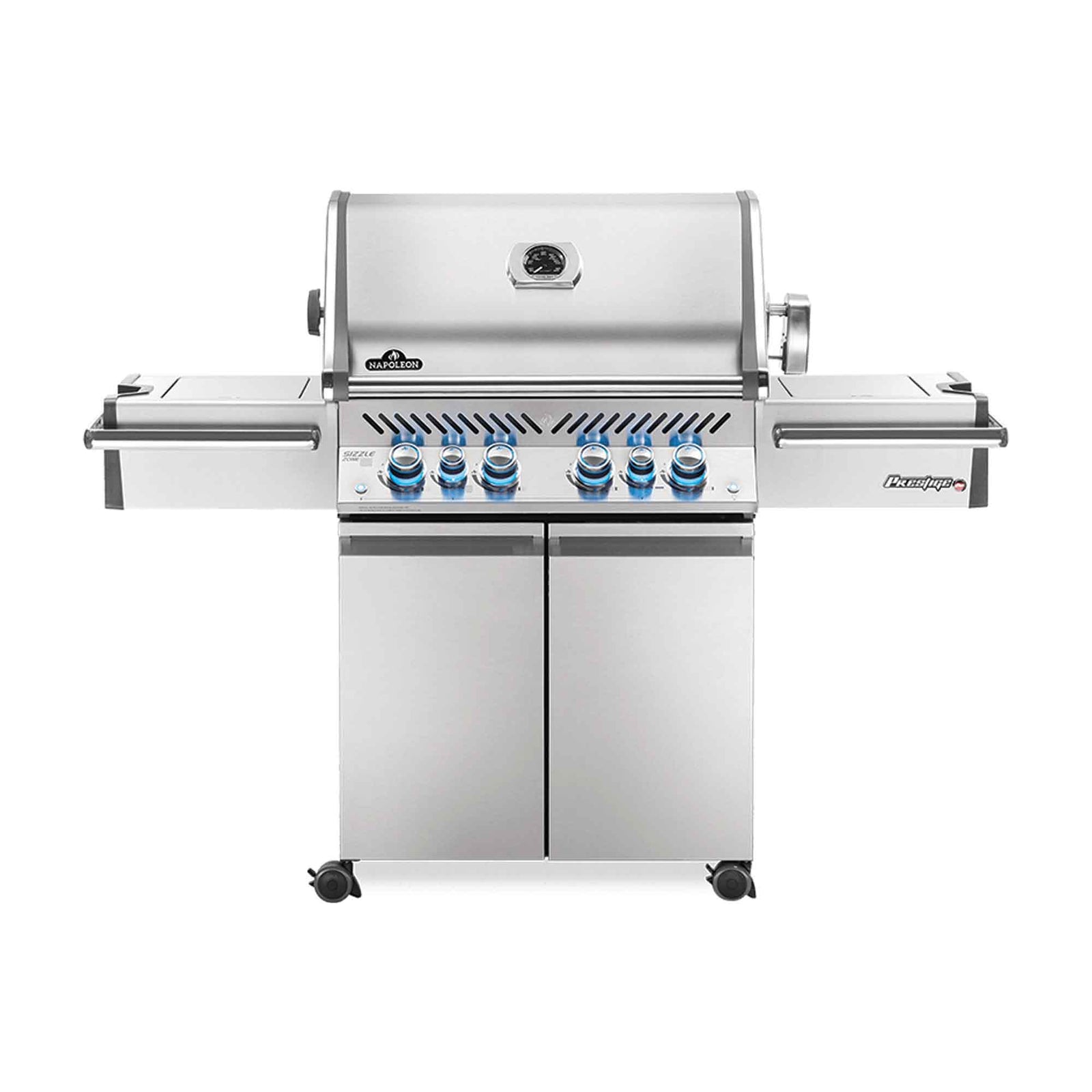 BBQ Napoléon Prestige PRO 500 de 80 000 BTU avec brûleurs infrarouges arrière et latéraux, acier inoxydable