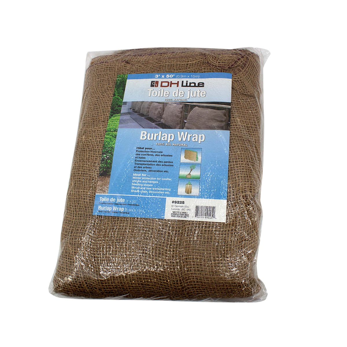 Toile de jute multi-usage, 3&#39; x 50&#39;