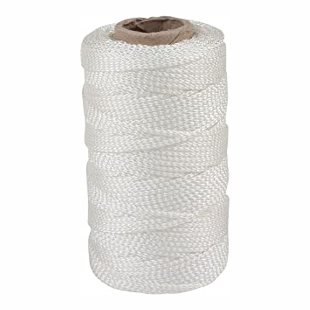 Corde de construction, tressée en nylon, blanc, 250'