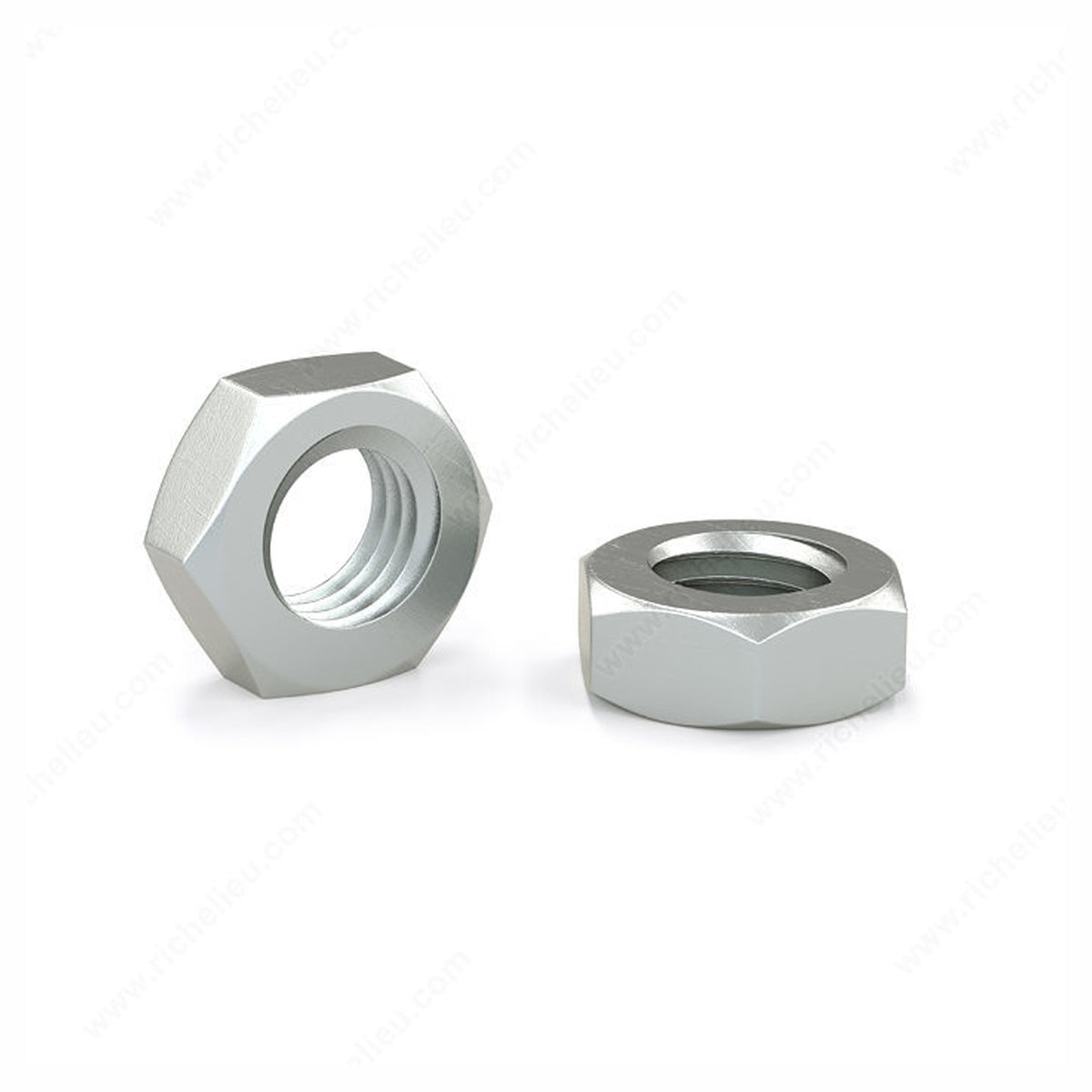 AA - Écrou hexagonal pour vis machine, zinc, #10-32 x 3/8'' (emballage de 16)