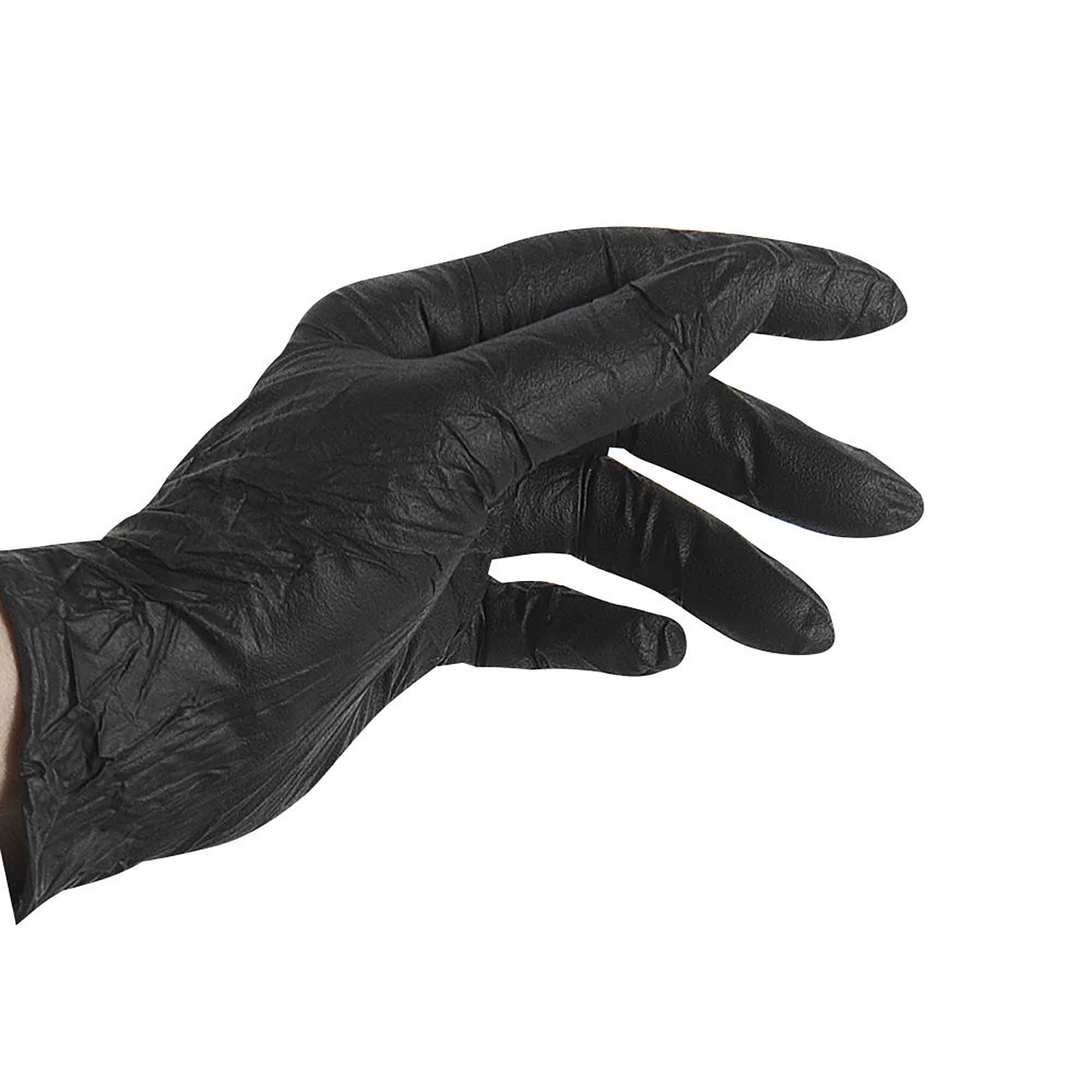 Gant en Nitrile extra large, noir (boite de 100)