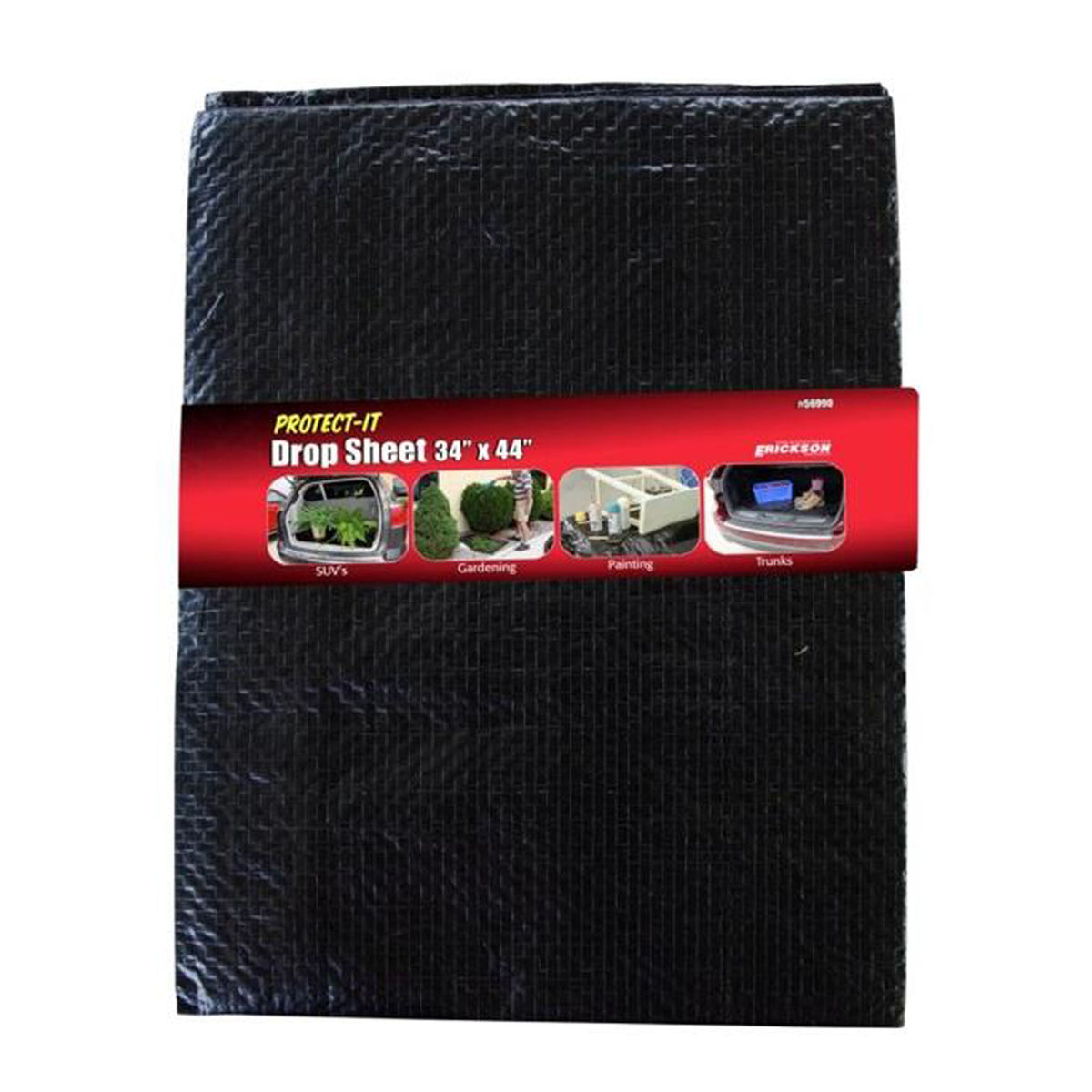 Toile de protection noire 34'' x 44''