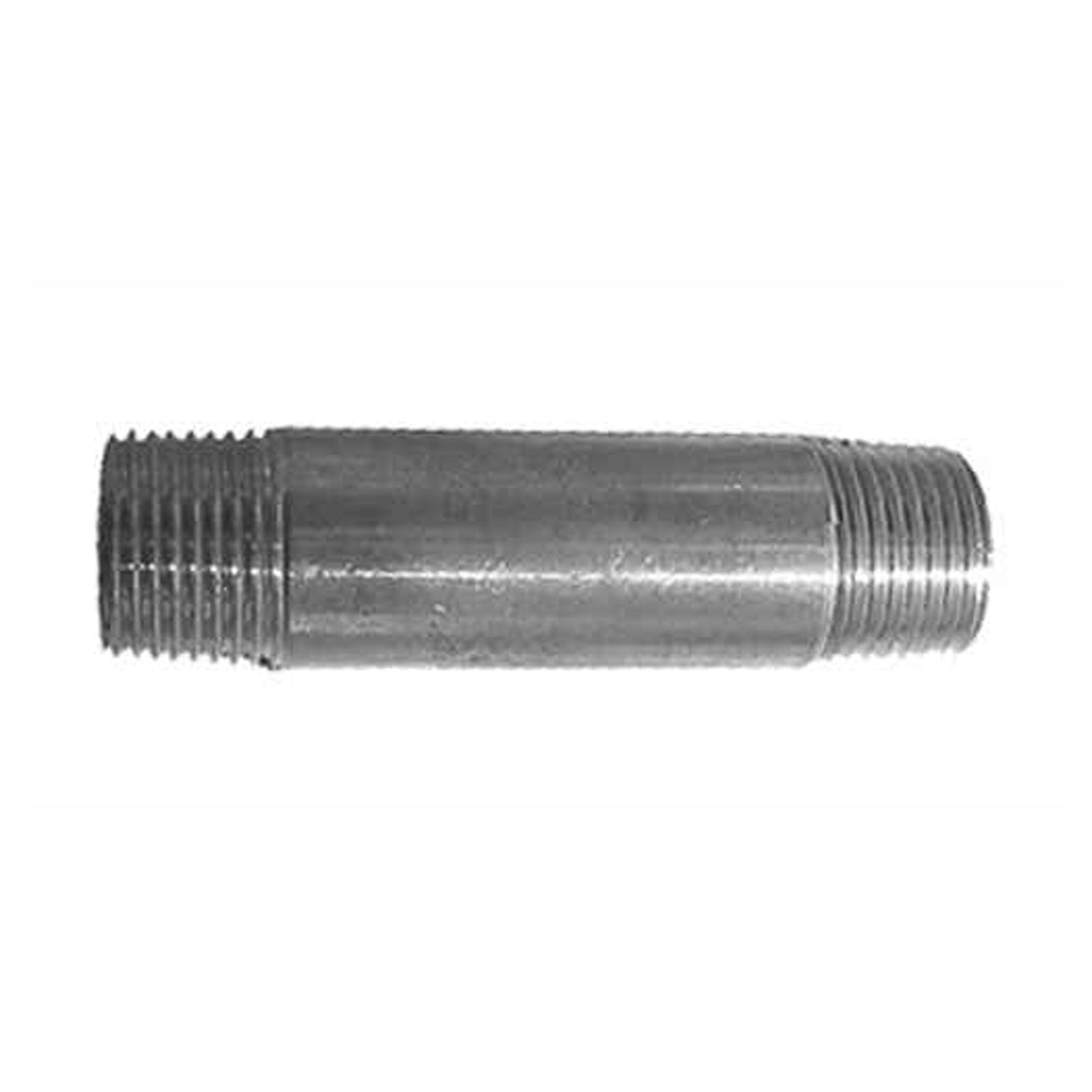 Mamelon en laiton, 1/4'' MPT x 2''