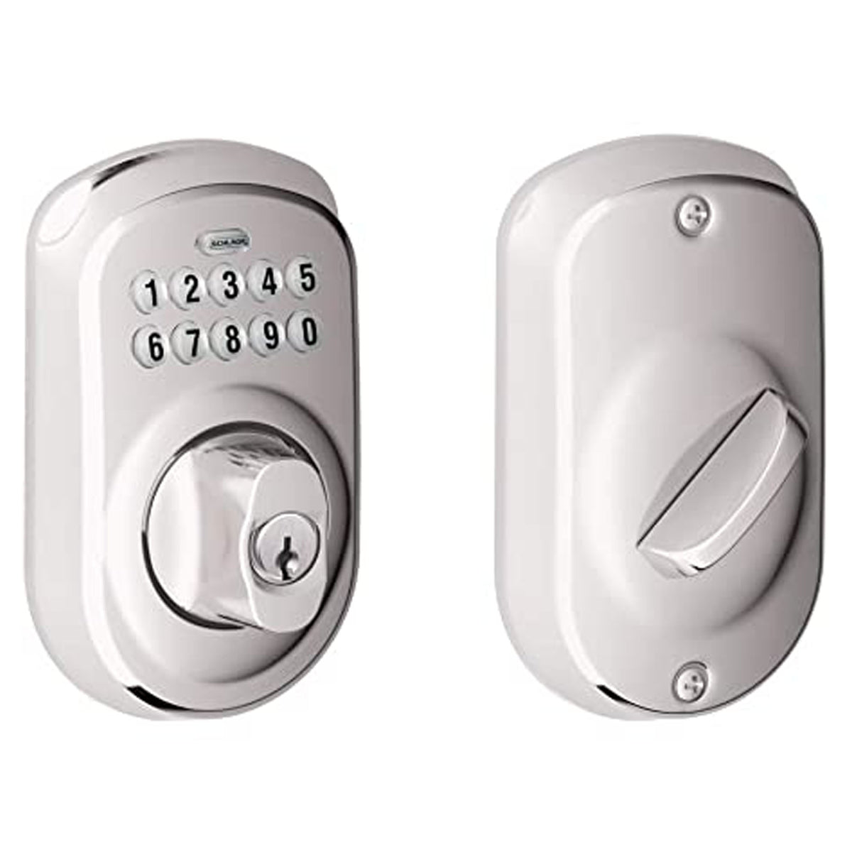 Penne dormante électronique Plymouth, chrome satiné