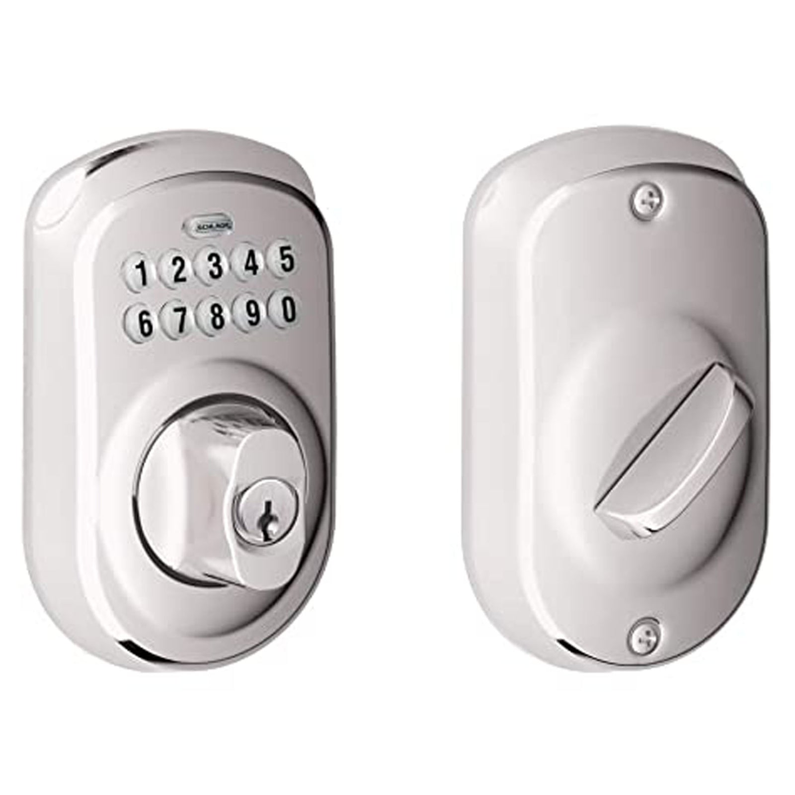 Penne dormante électronique Plymouth, chrome satiné