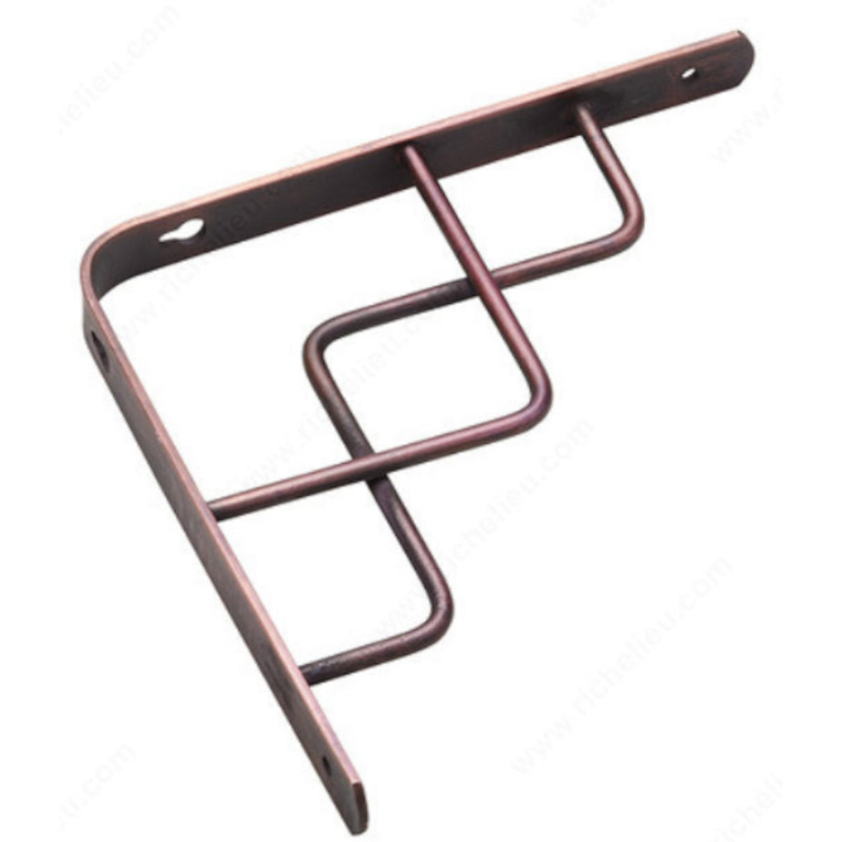 Support à tablette ornemental, 4972, bronze huilé, 8''