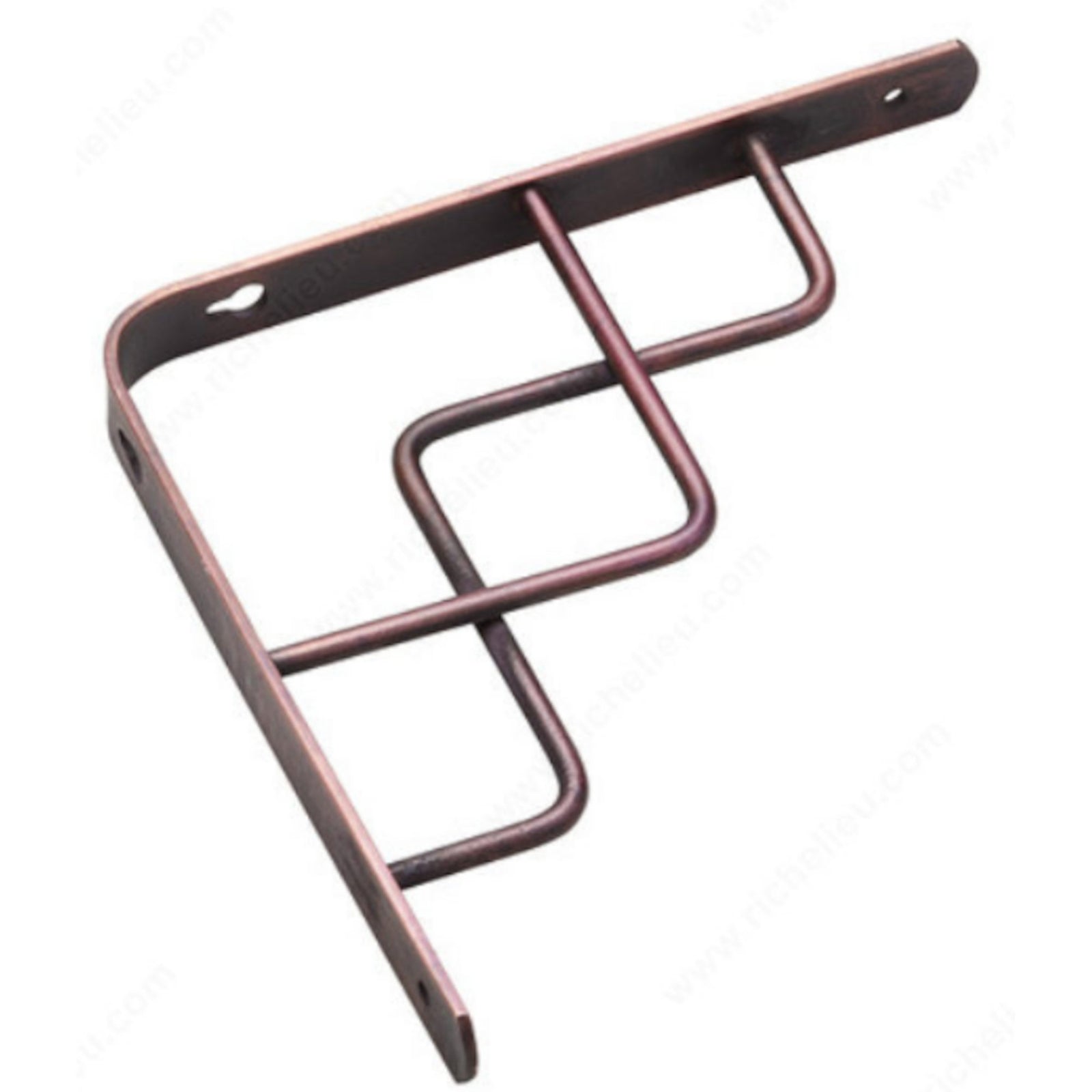 Support à tablette ornemental, 4972, bronze huilé, 8''