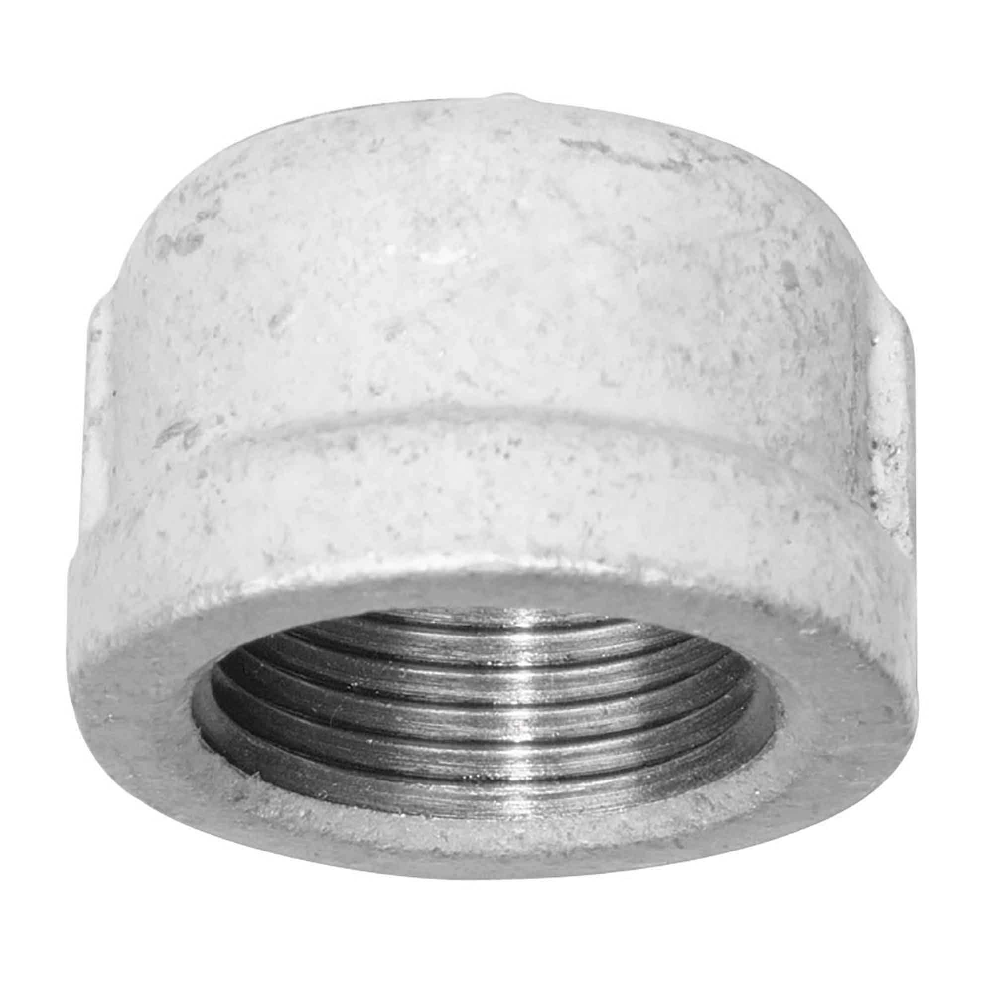 Raccord capuchon en fonte galvanisée, 3/4"