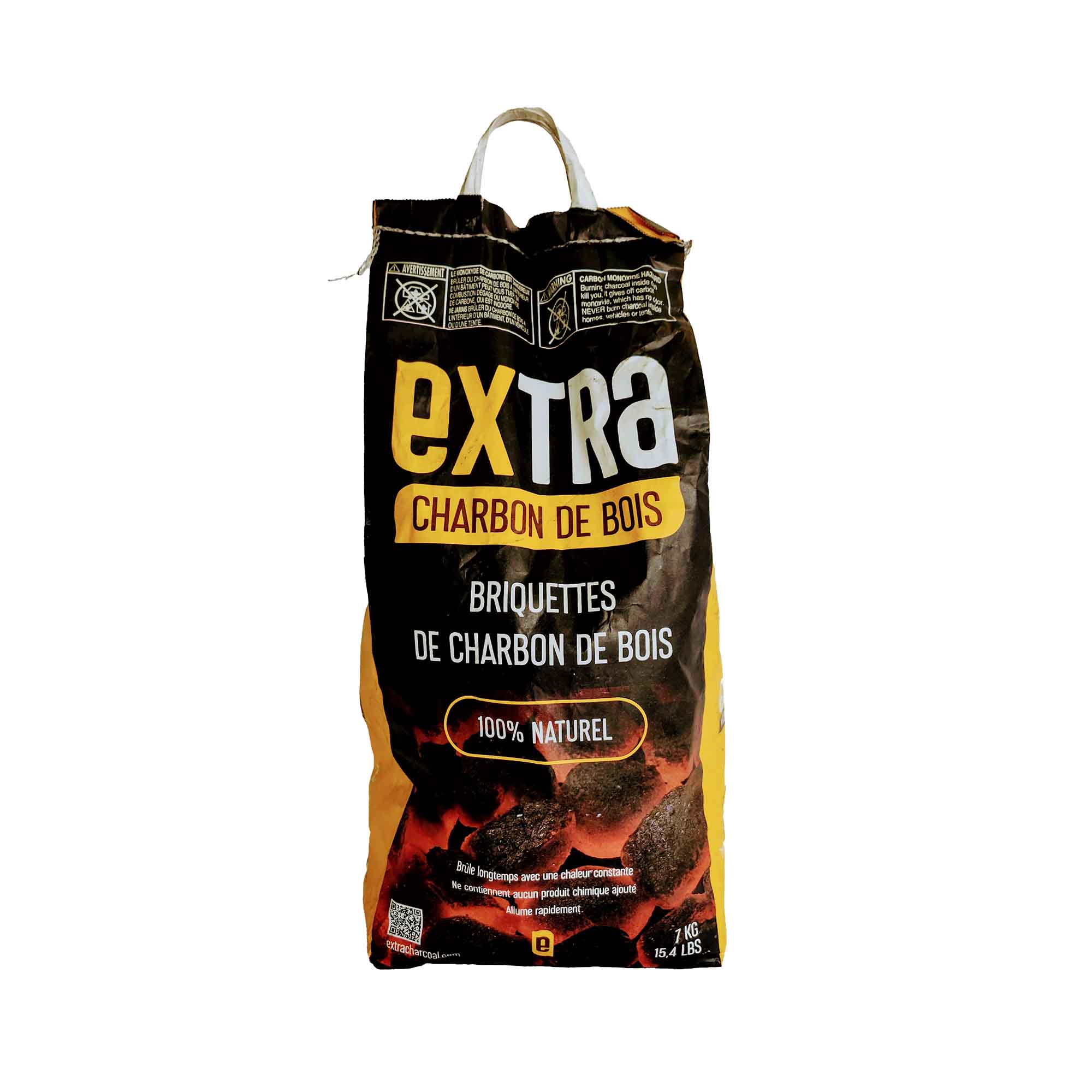 Briquettes de charbon de bois, 7 kg 