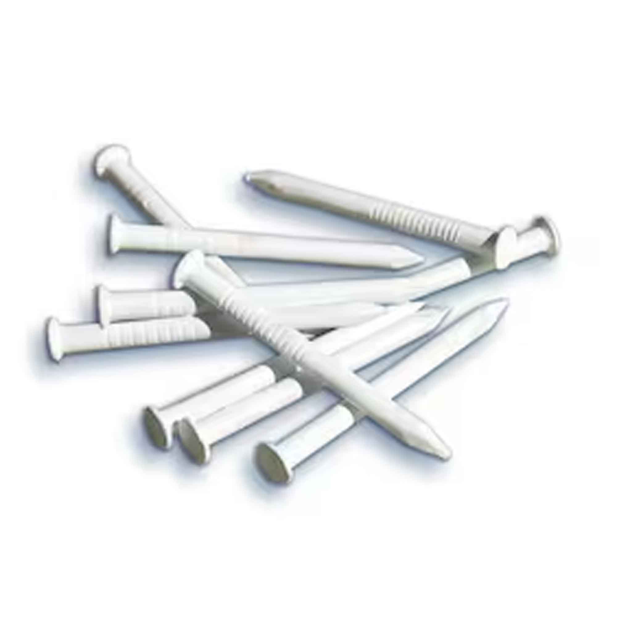 Clou en aluminium, blanc, 1-1/4'', 150 gr