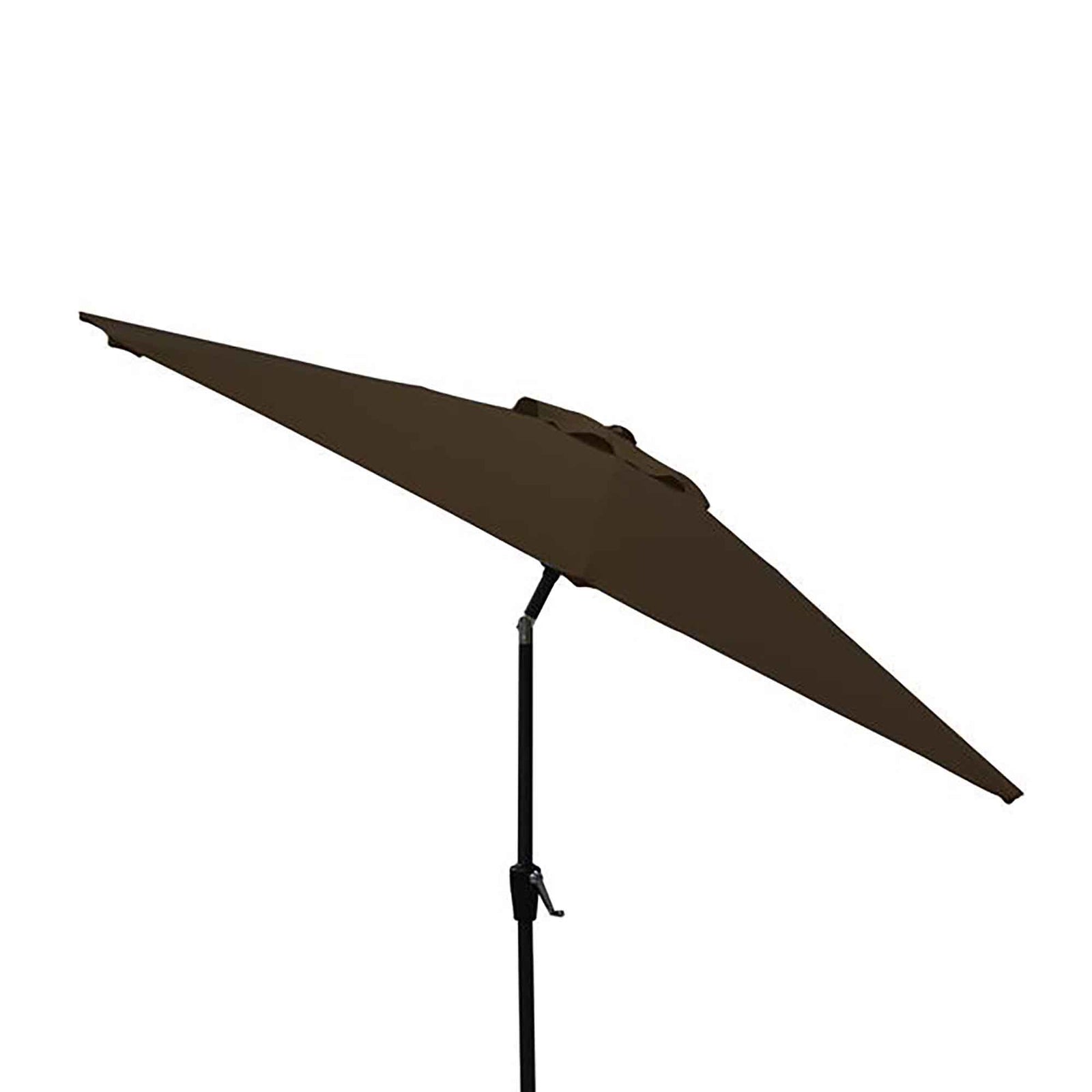 Parasol inclinable chocolat, 9'