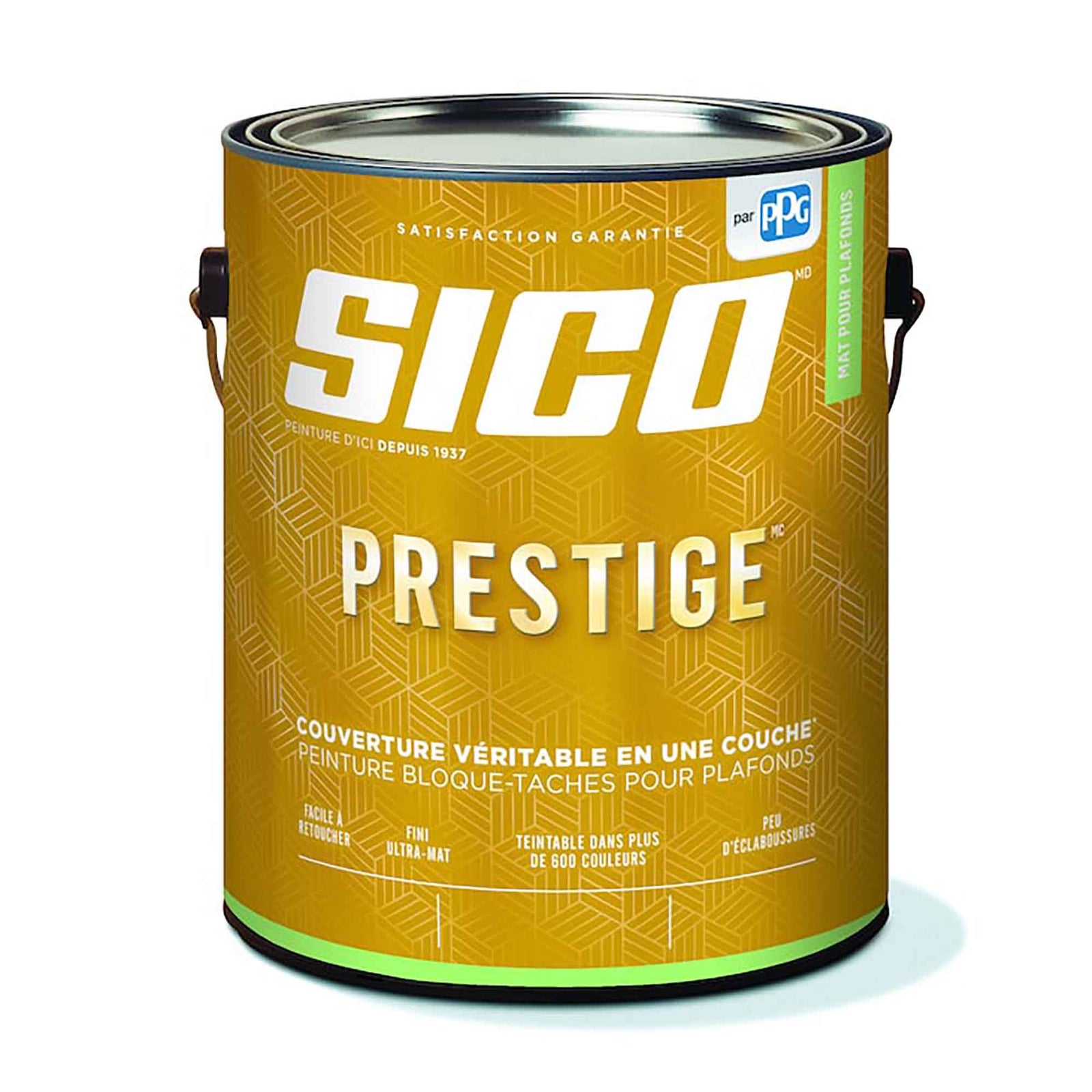 Peinture Prestige intérieure, coquille d'œuf, base 3, 3,78 litres