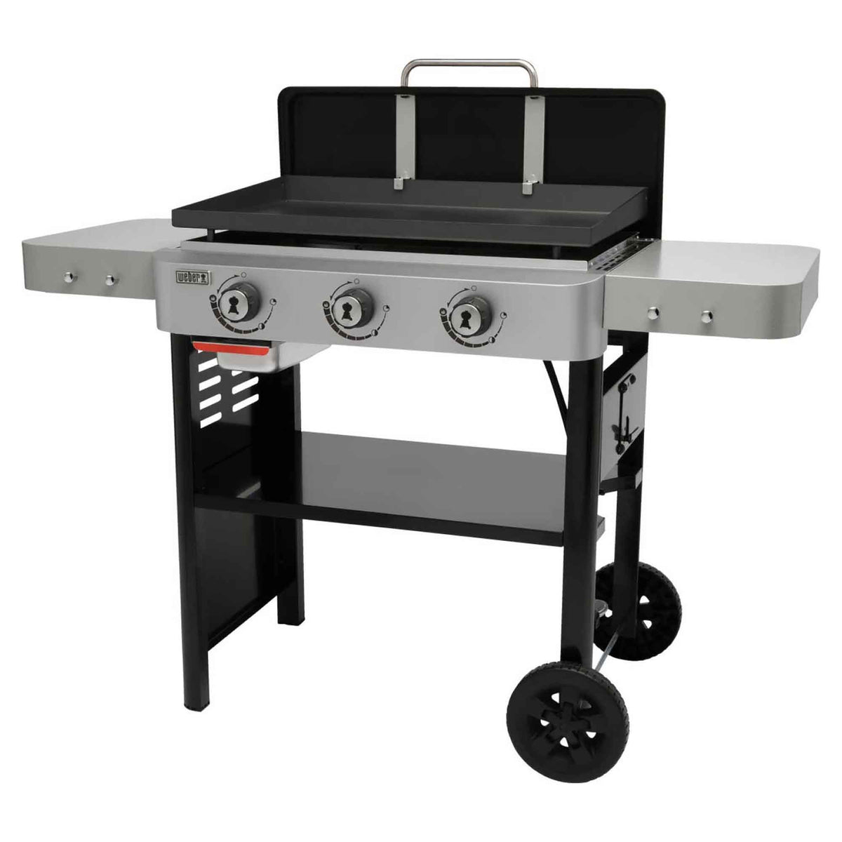 Plancha au propane 28&#39;&#39;, 3 brûleurs, noirs