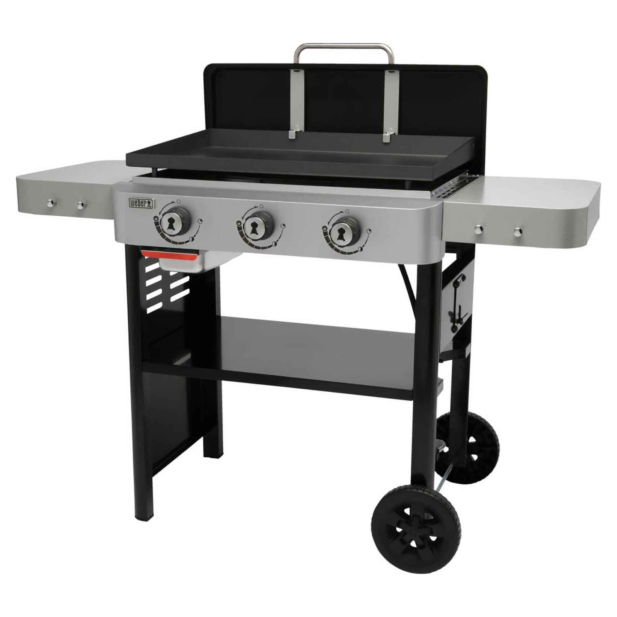 Plancha au propane 28'', 3 brûleurs, noirs