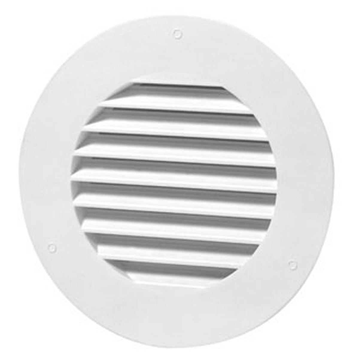 Évent de soffite, rond,BLANC, 4''