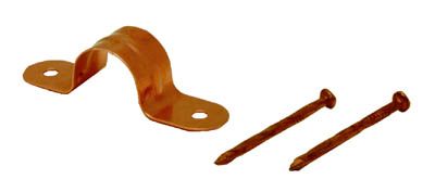 Attache tuyau de cuivre, 1/2'' (emballage de 10)