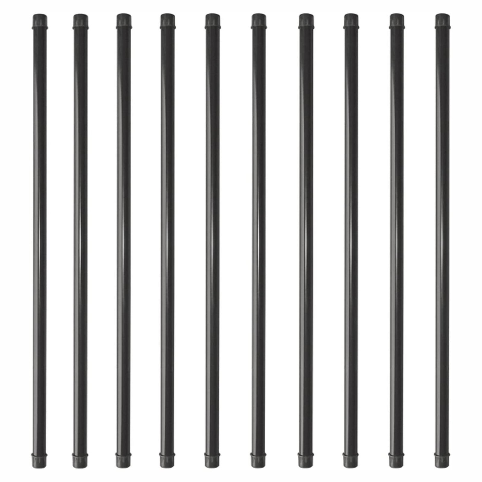 Balustre tubulaire, 3/4'' x 36'', noir (emballage de 10)