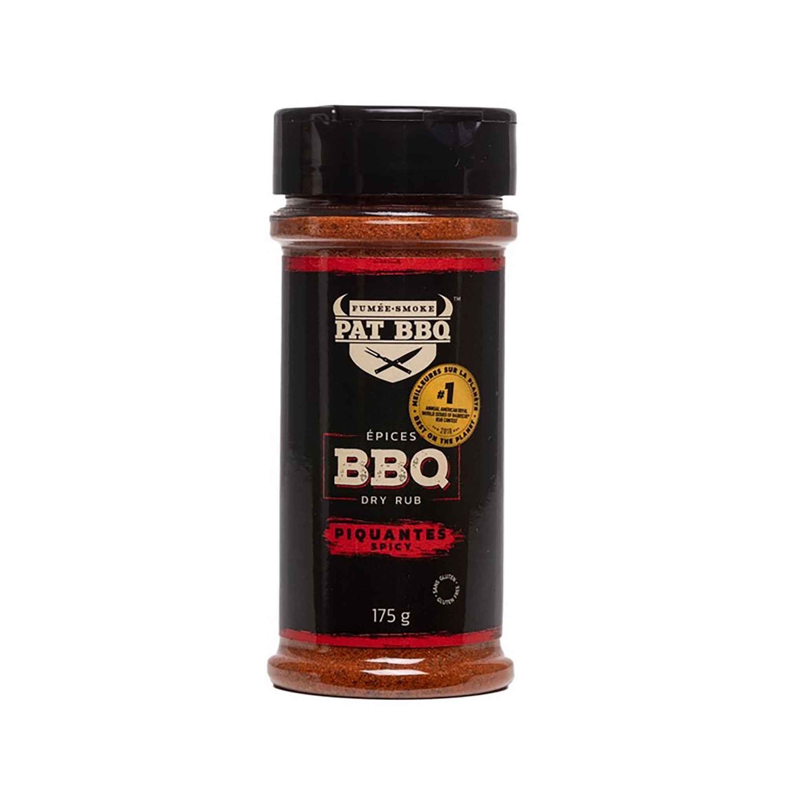 Épices Pat BBQ piquantes, 175 g