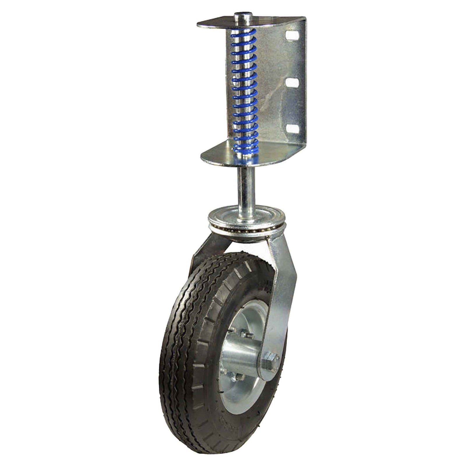 Roulette de barrière pneumatique, noire, 8''