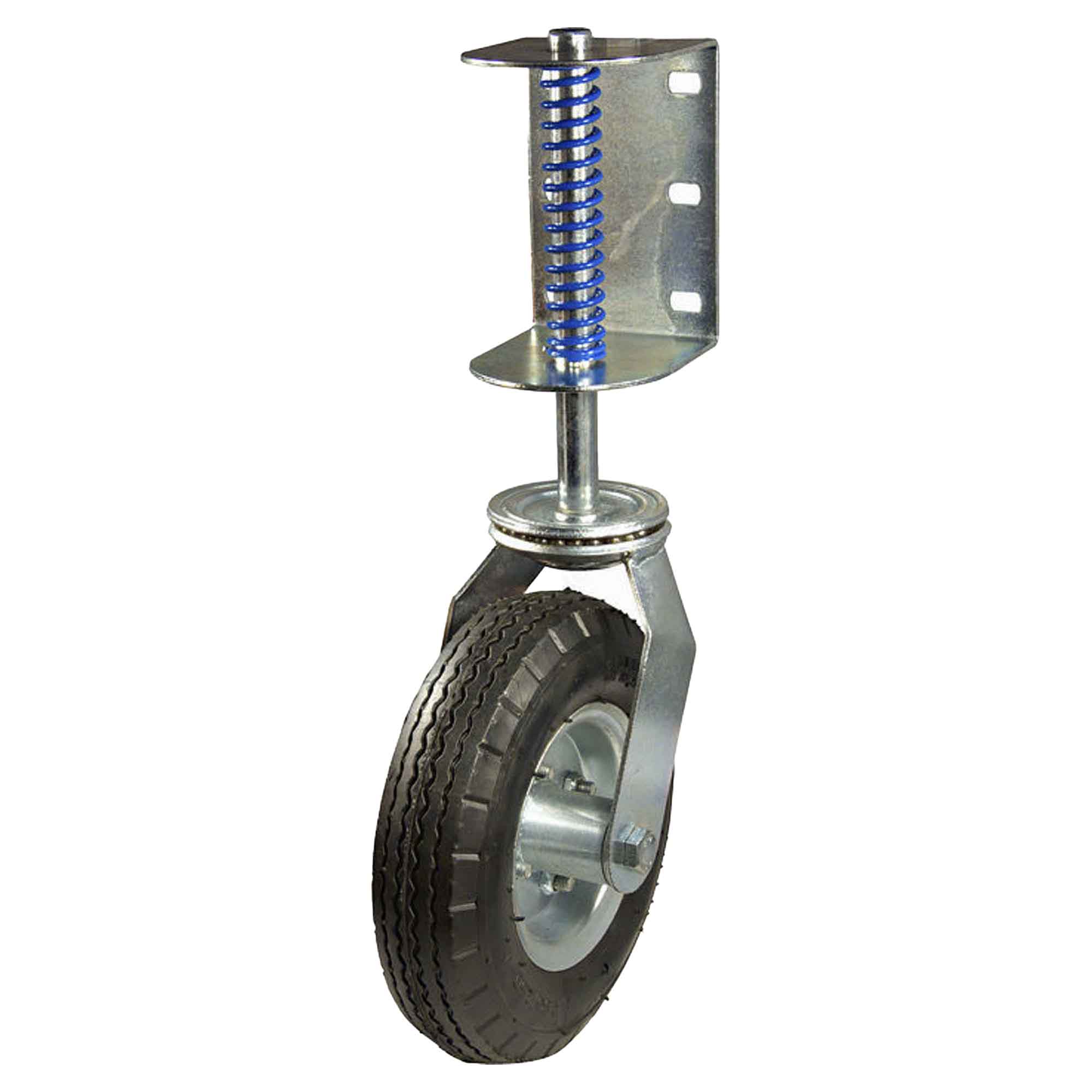 Roulette de barrière pneumatique, noire, 8''