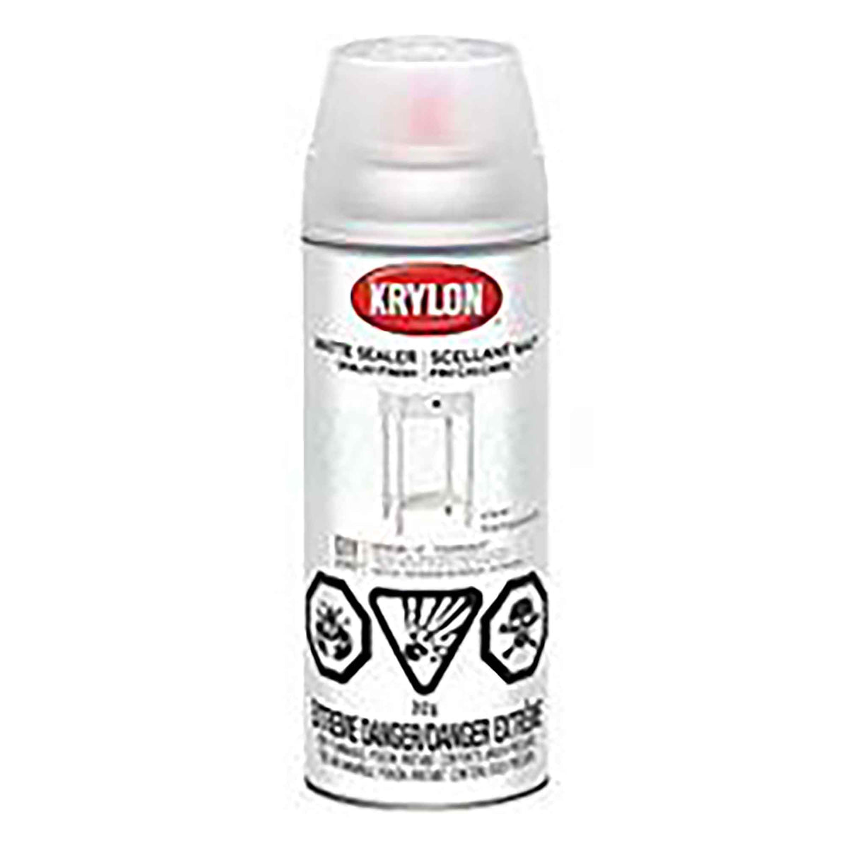 Peinture Aérosol Krylon Crayeus, scellant transparent, 340 gr
