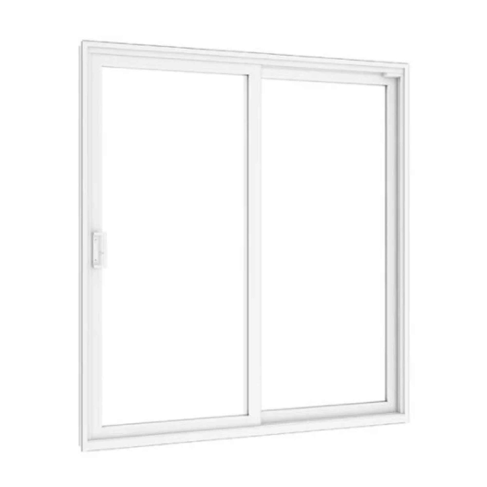 Porte patio PVC droite 6'