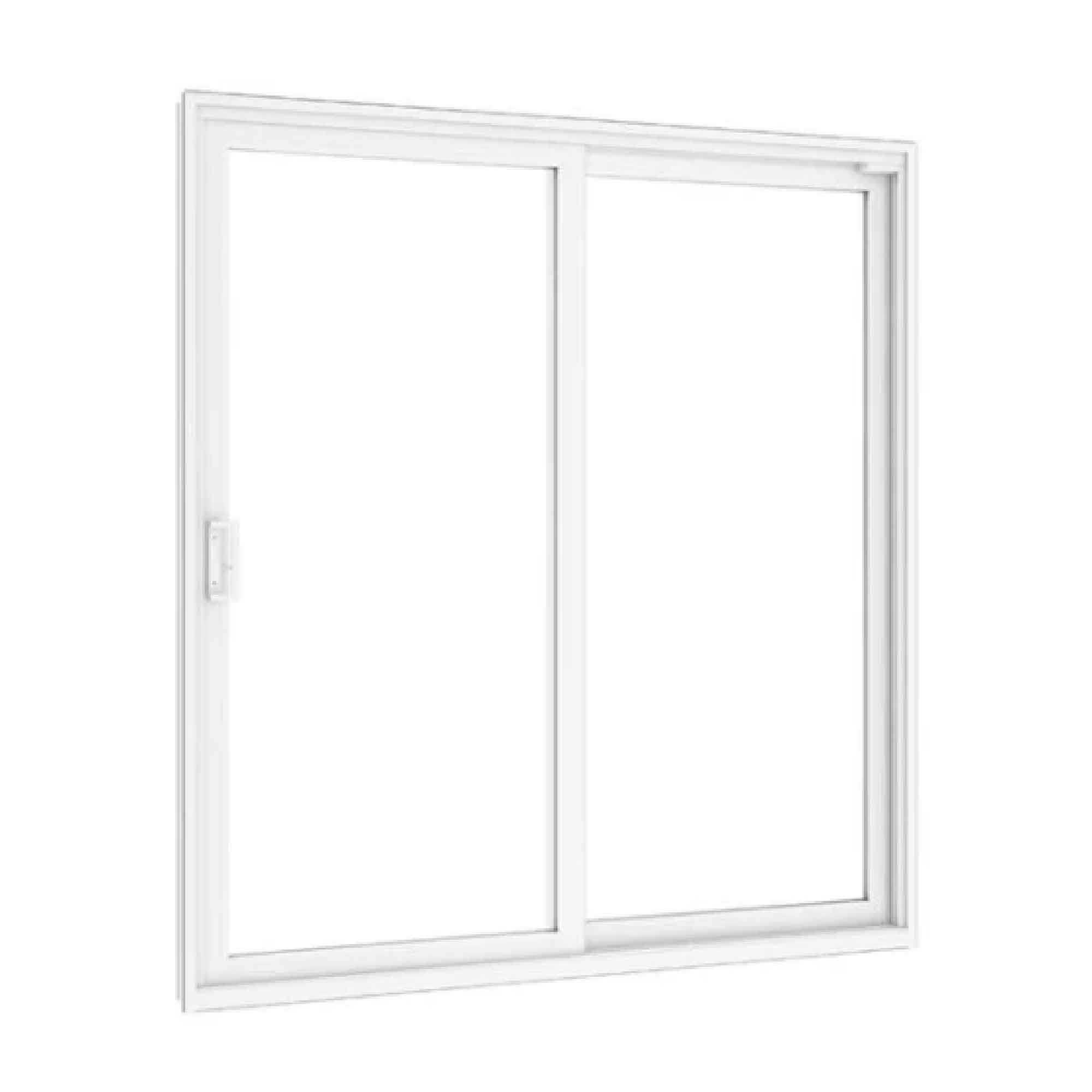 Porte patio PVC droite 6'