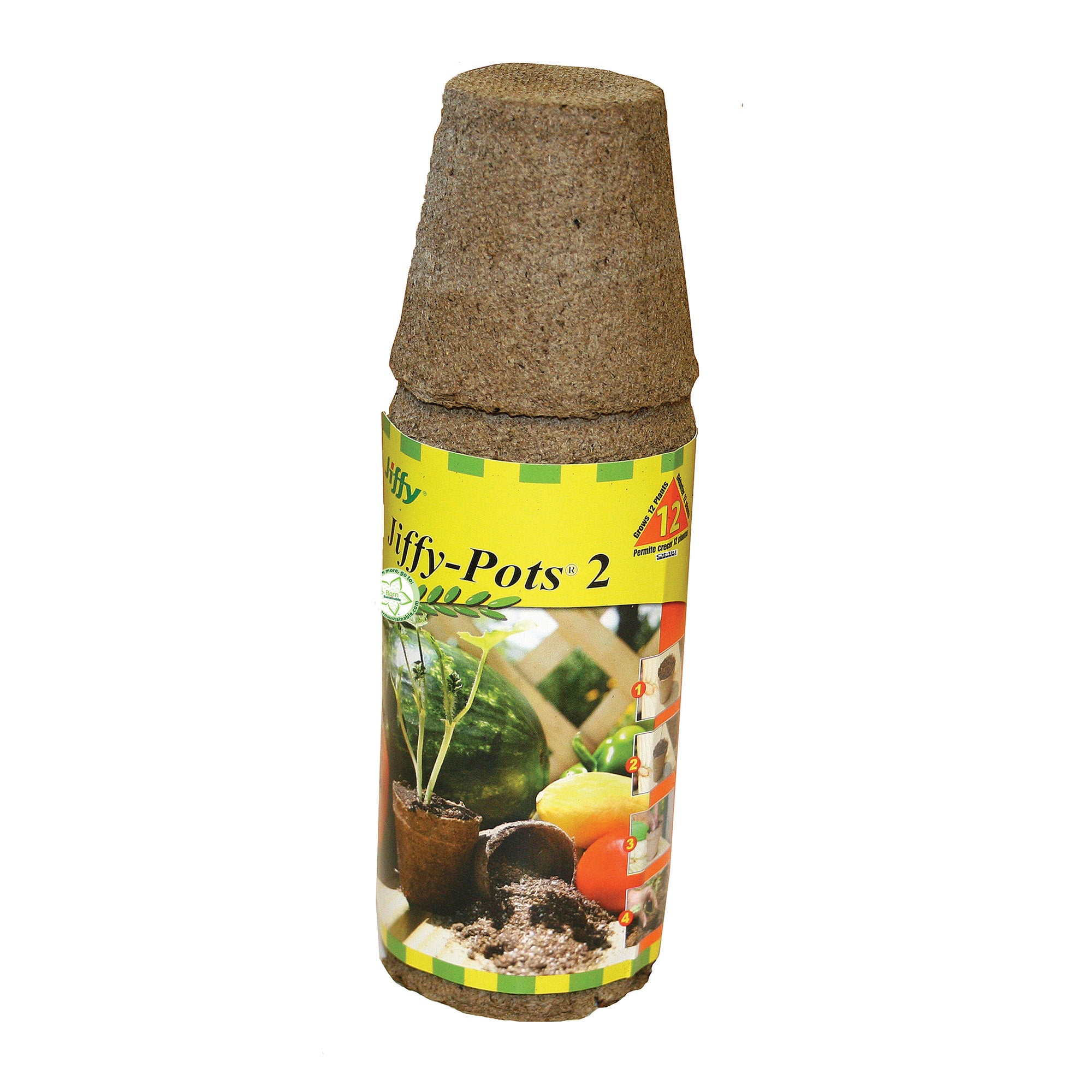 Pots ronds Jiffy de 2'', paquet de 12