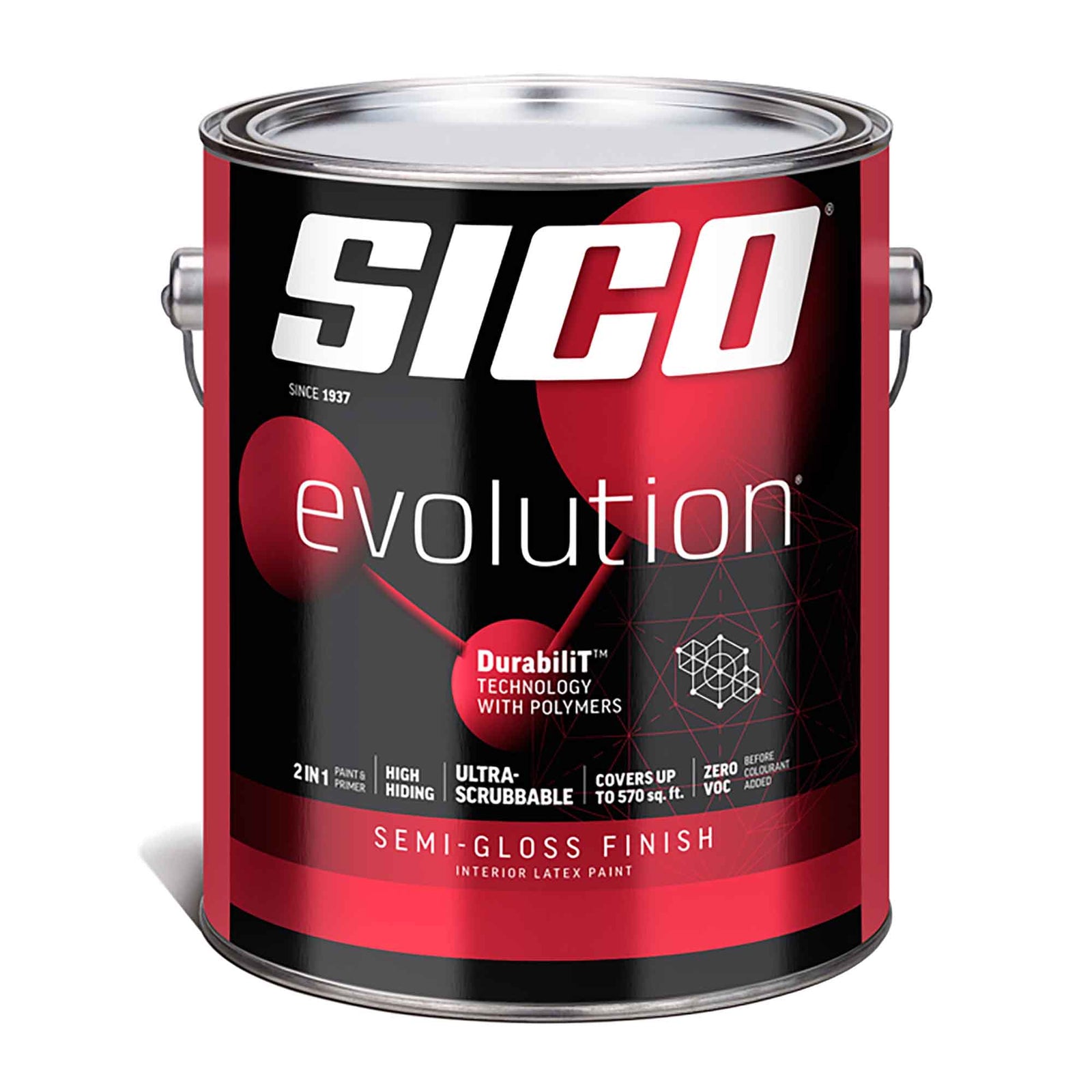 Peinture intérieure latex Évolution, mat, base jaune, 946 ml