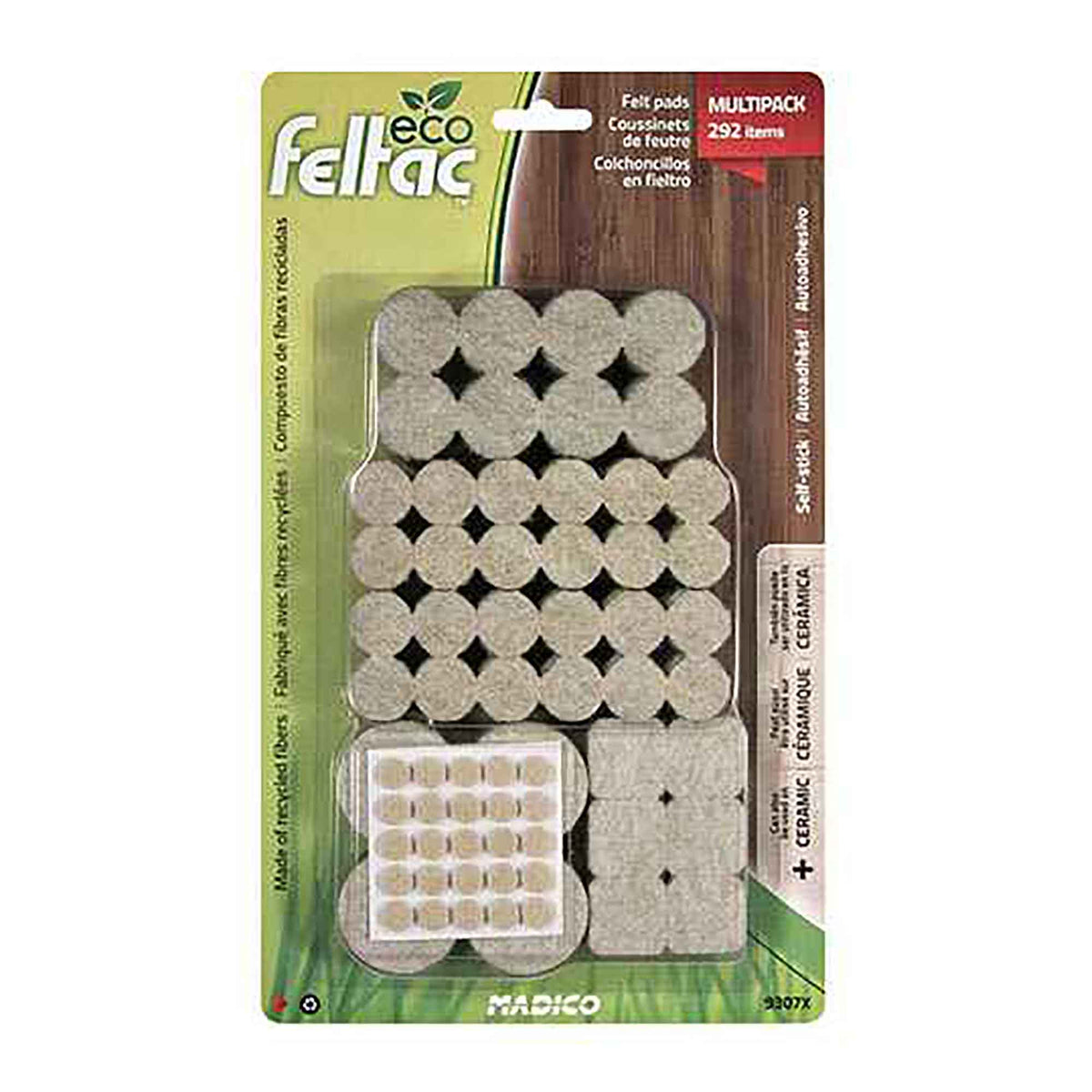 Ensemble de Feltac économique, 292 pièces, beiges