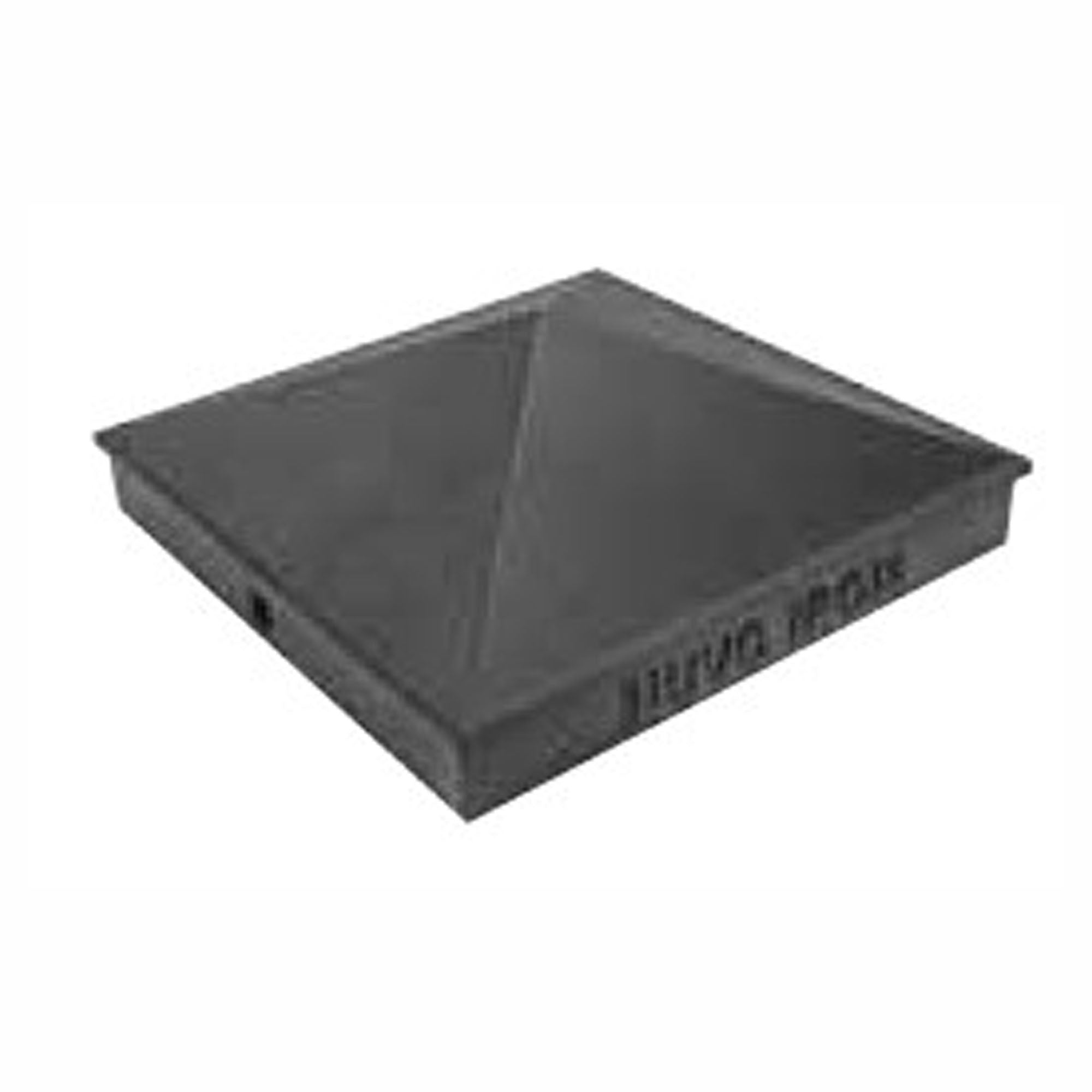 Capuchon pour poteau de clôture, 6'' x 6'', noir