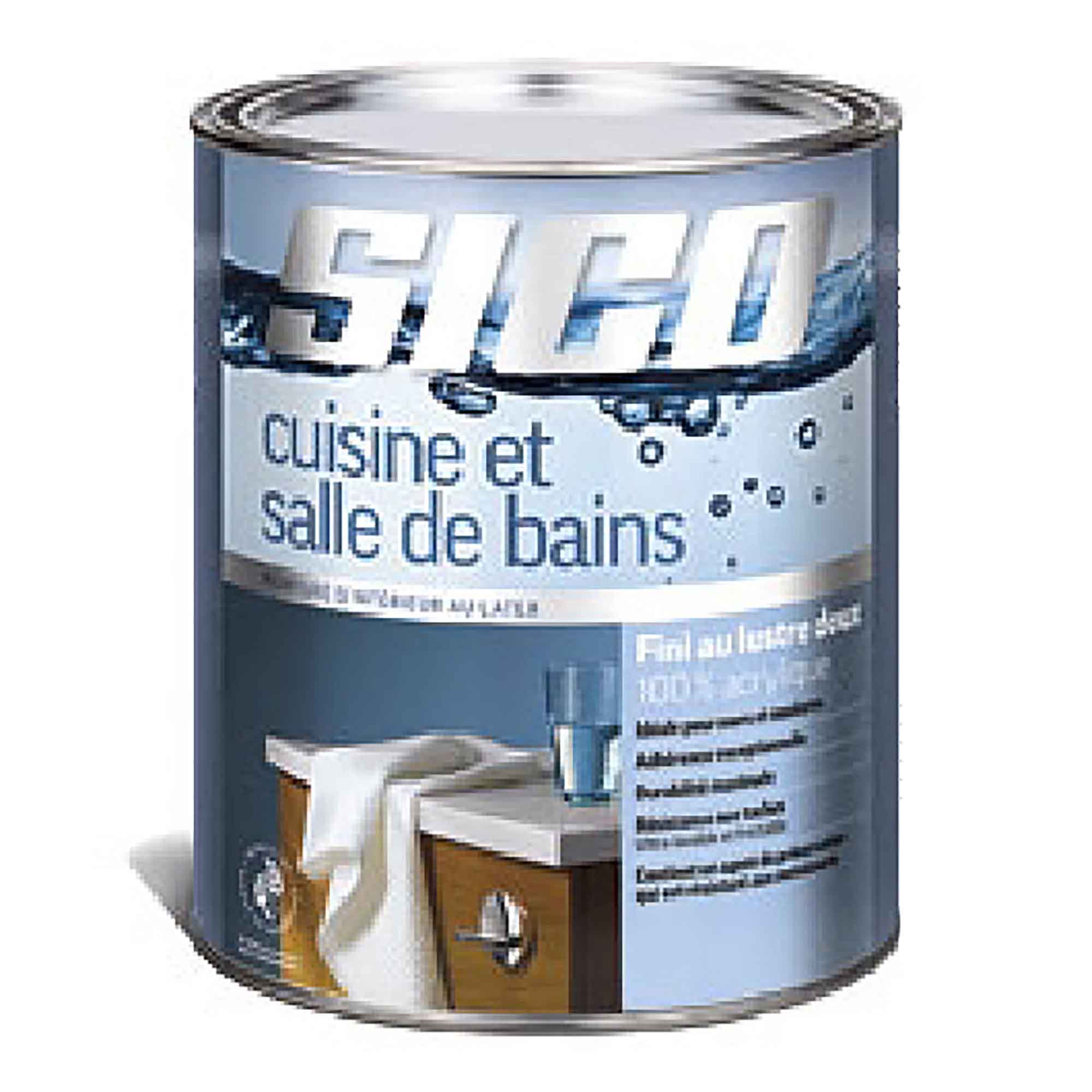 Peinture cuisine et salle de bain au latex, lustre doux, blanc naturel, 946 ml