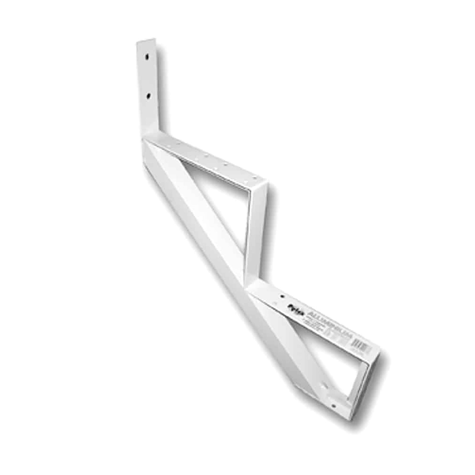 Limon d’aluminium à 2 marches Collection 10 (9-1/16″), blanc 