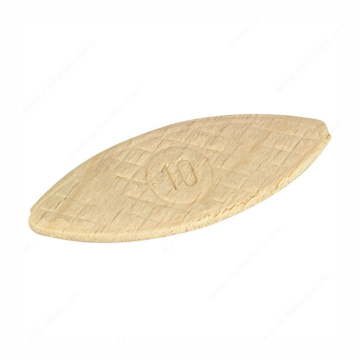 Lamelle de bois, biscuits, #10, (emballage de 125)