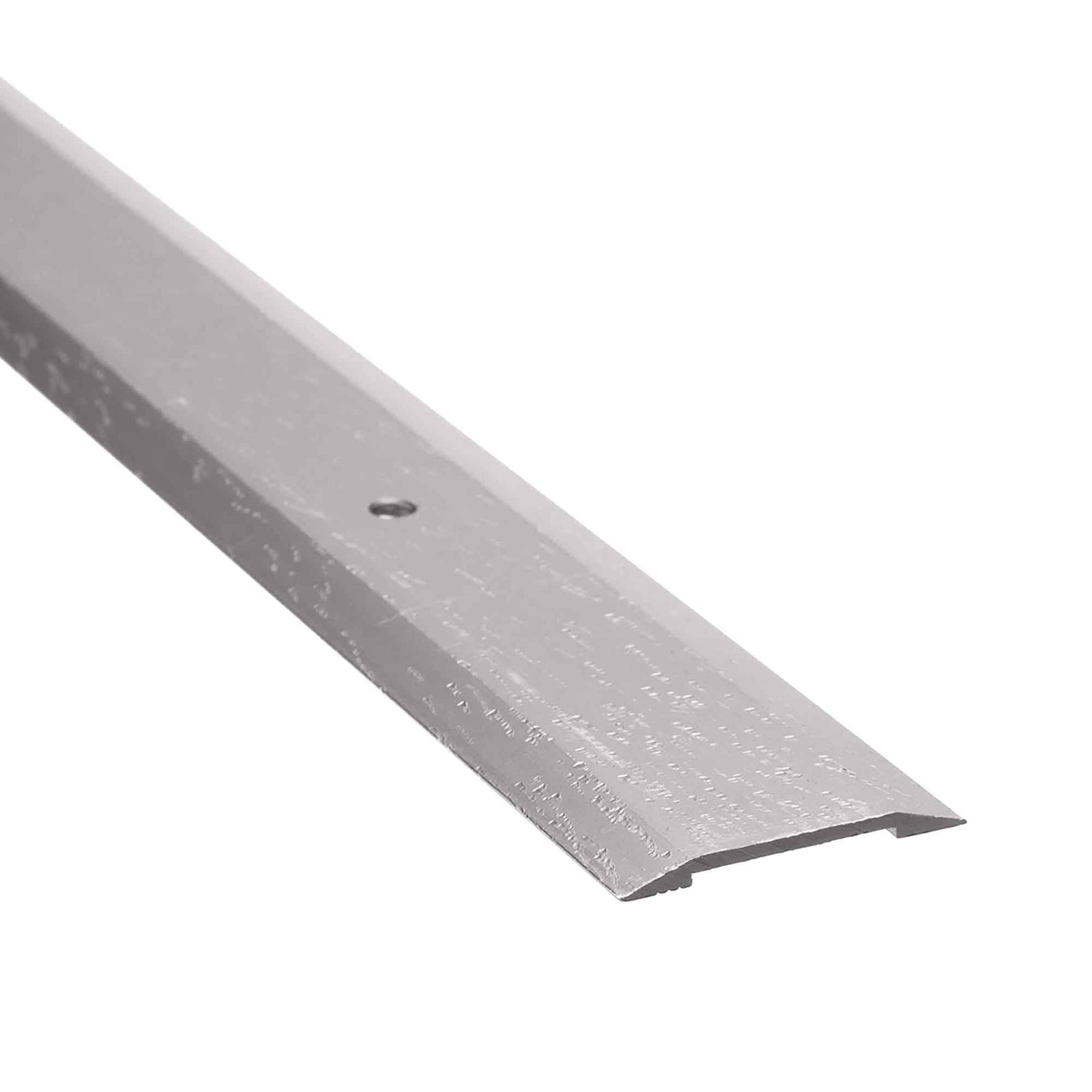 Bordure de joint de plancher argent martelé, 1-1/4" x 3'