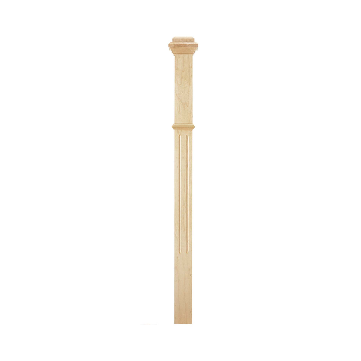Poteau de style victorien en érable 44"