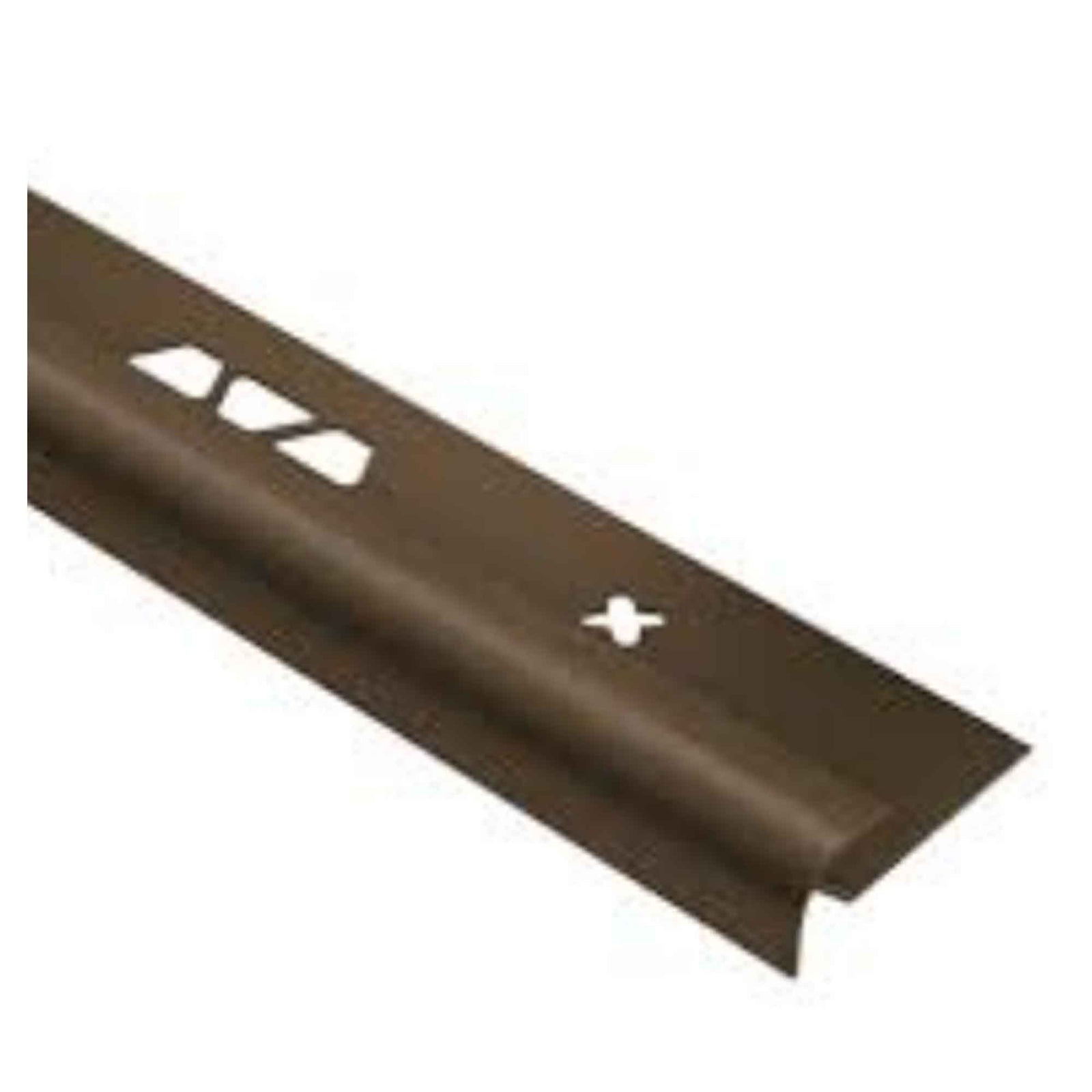 Moulure profilée ronde VINPRO-RO en aluminium bronze brossé, 1/8''