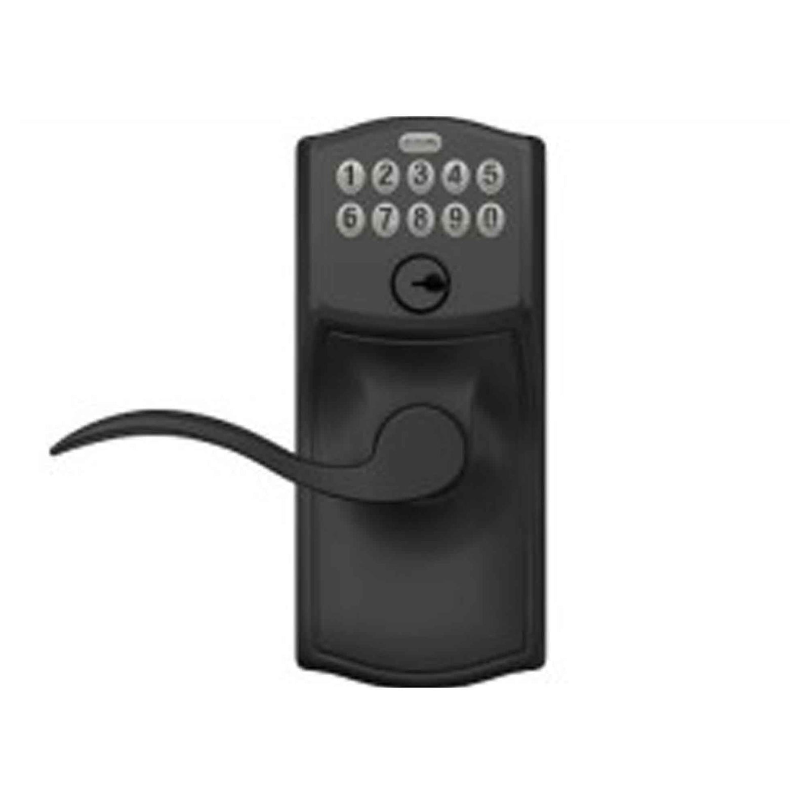 Levier d'entrée électronique Camelot, noir mat