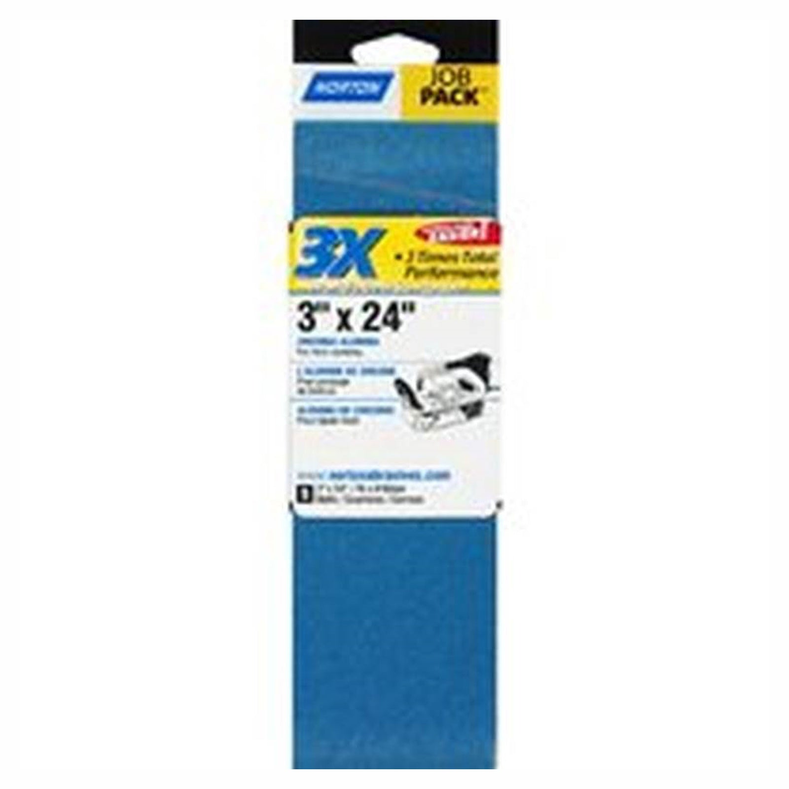 Bande abrasive, 4'' x 24'', 80 gr