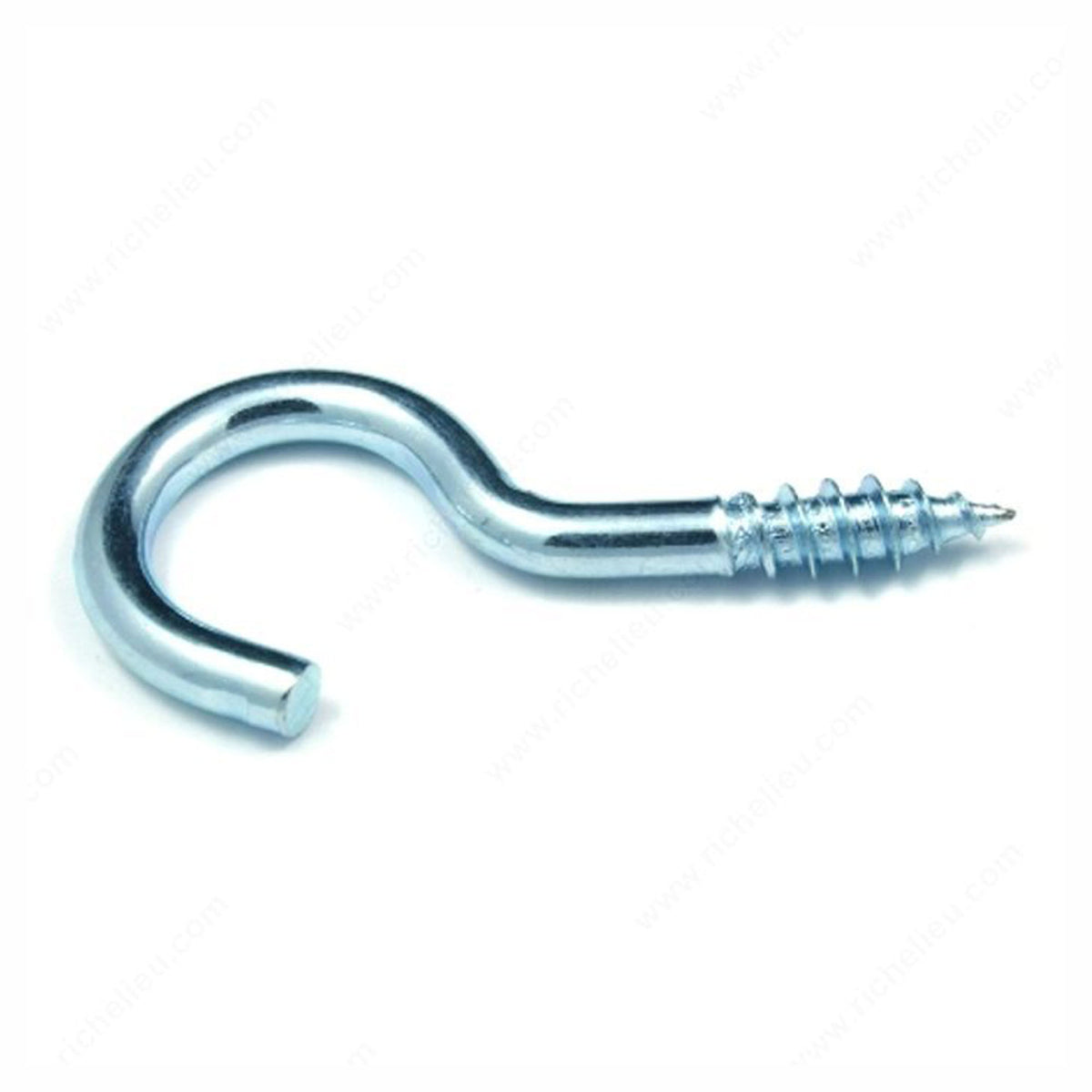 BB - Crochet à visser, zinc, 3-1/16'' (emballage de 3)