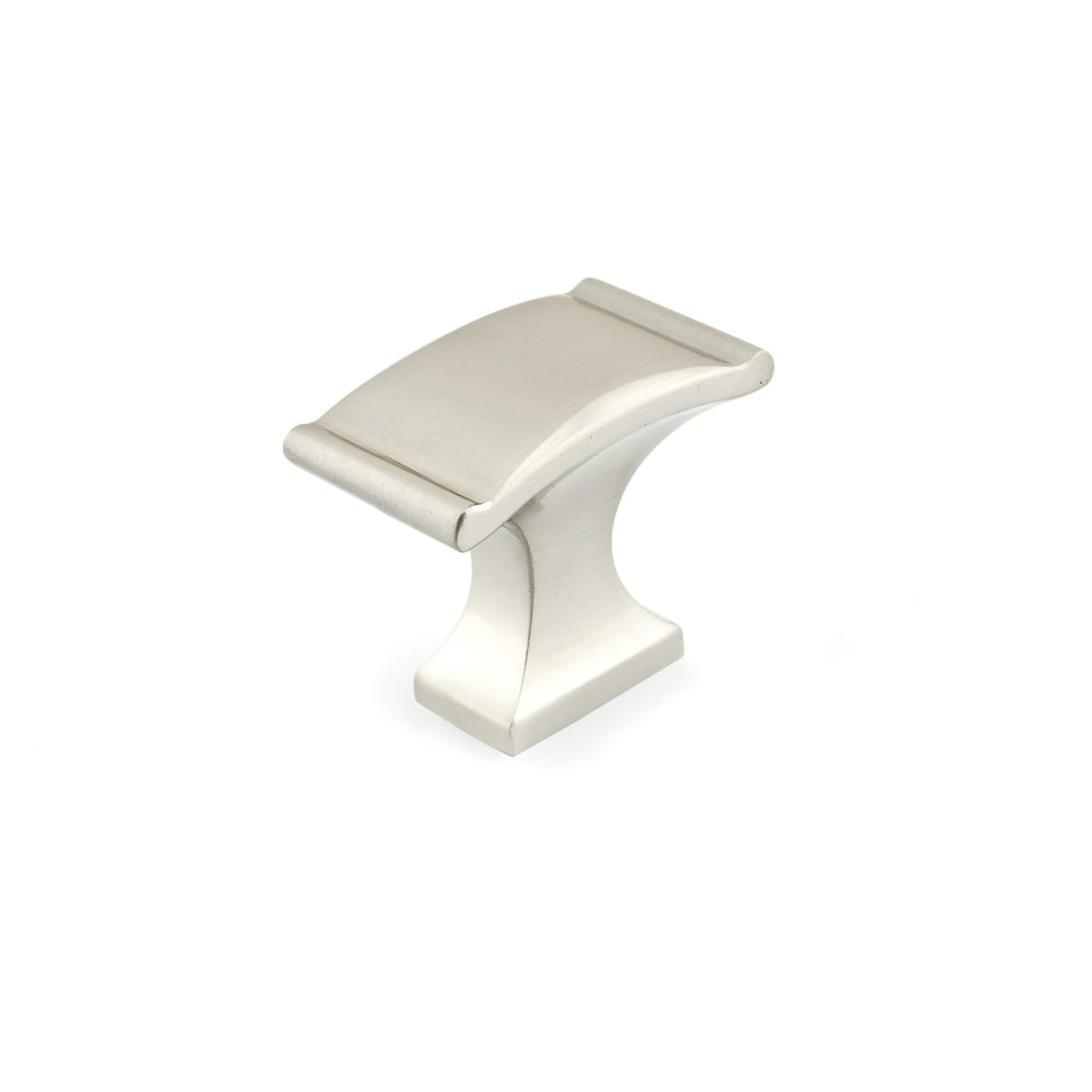 Bouton traditionnel en métal nickel brossé, # 2606