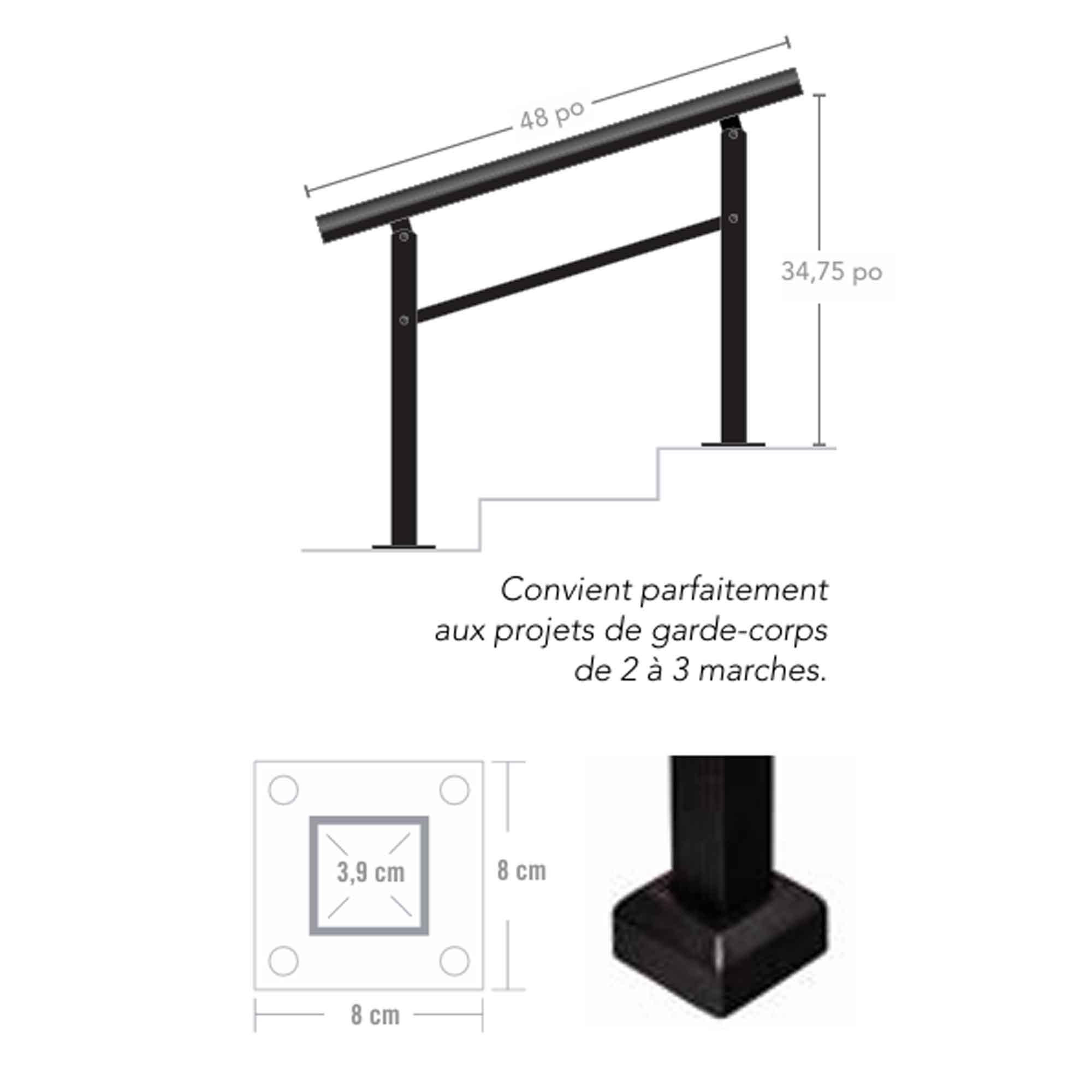 Garde-corps en laiton - Tous les fabricants de l'architecture et du design