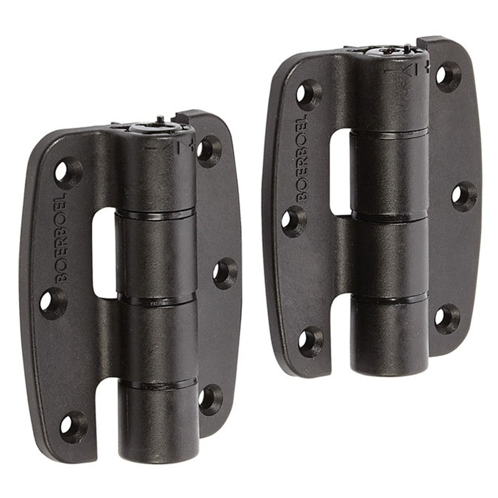 Charnière Papillon, compact, en polymère, noir