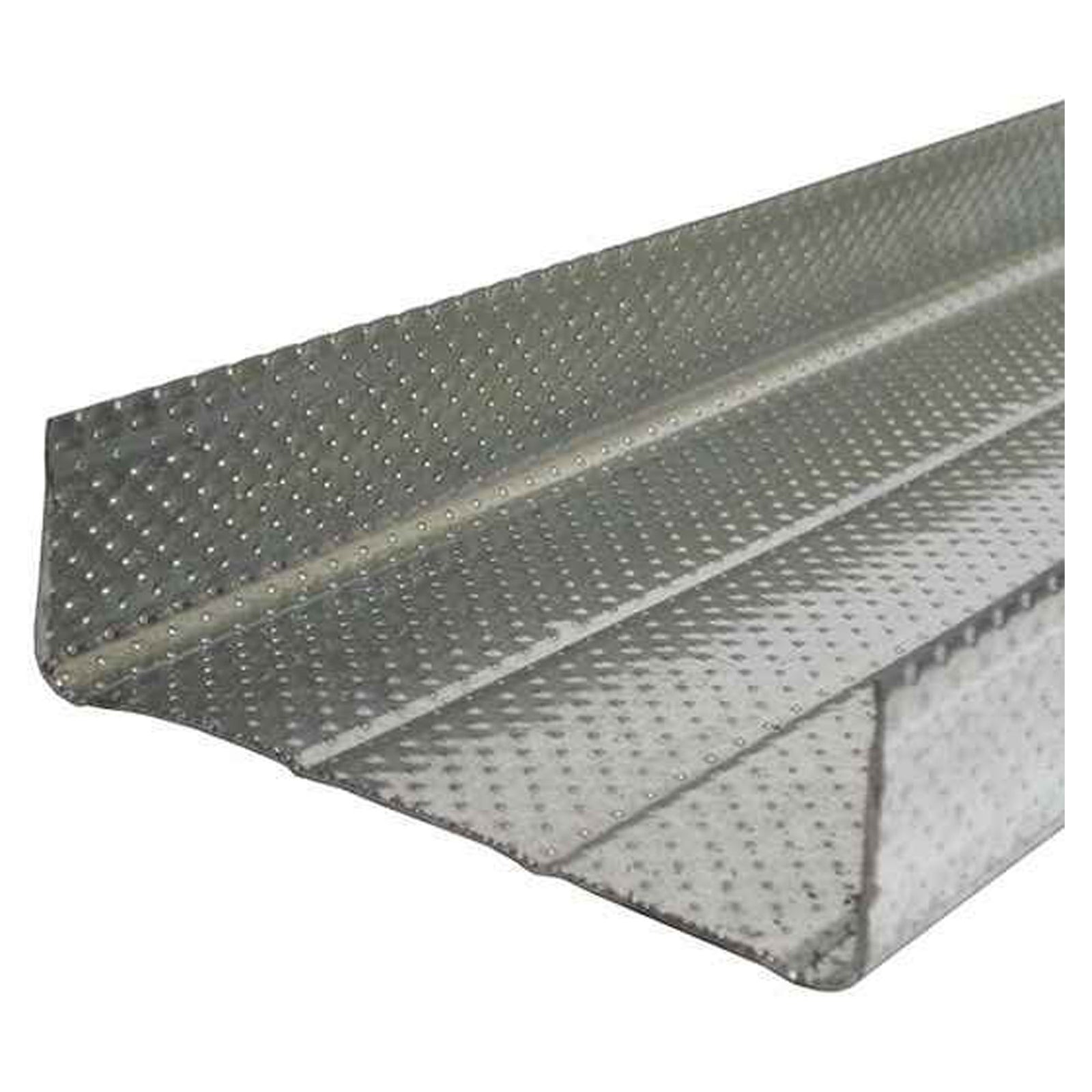 Lisse en acier galvanisé, calibre 20, jambage de 2", 3-5/8'' x 10'