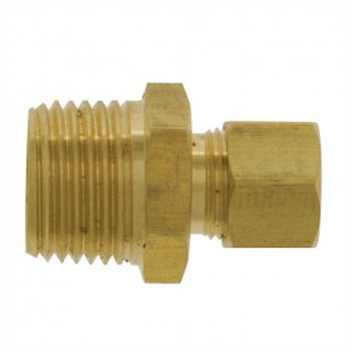 Union en laiton, réduction, 1/4'' COMP X 1/4'' X MPT