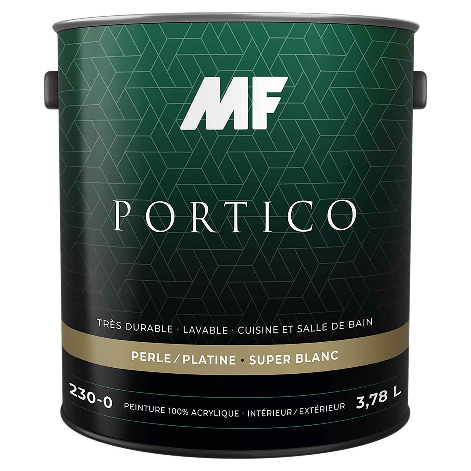 Peinture intérieur et extérieur Portico, perle, blanc, 3,78 litres