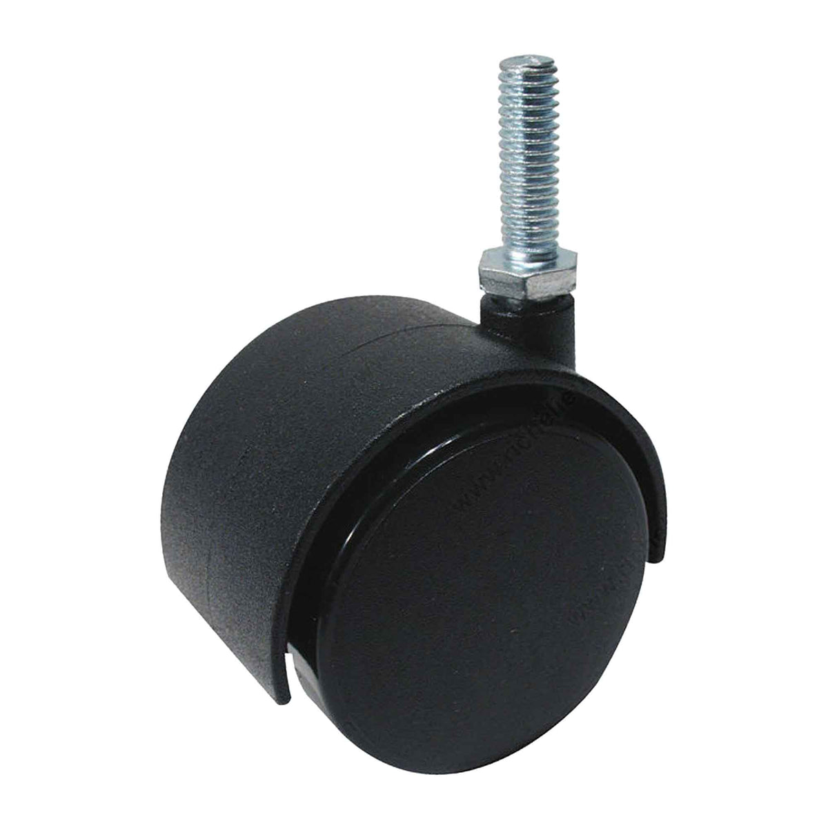 Roulette jumbo avec tige filetée, 2''